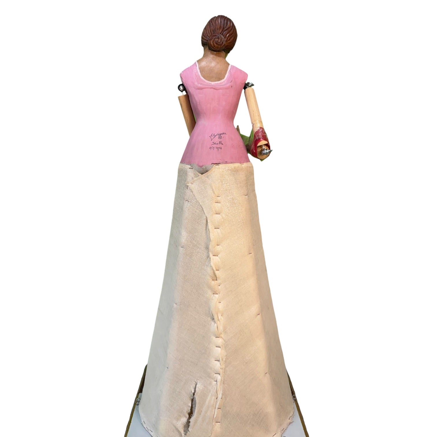Virgen de vestir policromada de E. G. Francés de gran tamaño