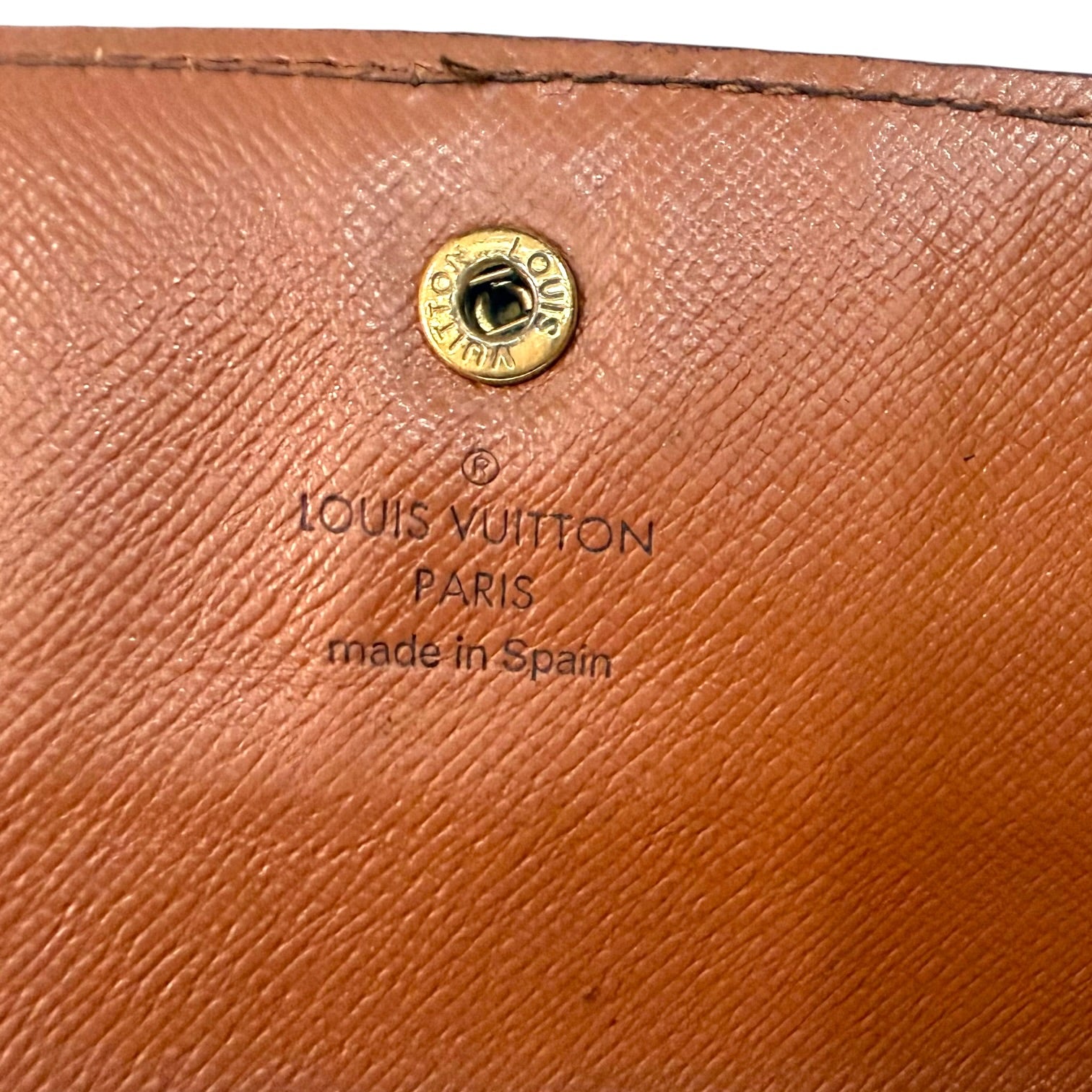 Cartera Louis Vuitton original de piel vintage