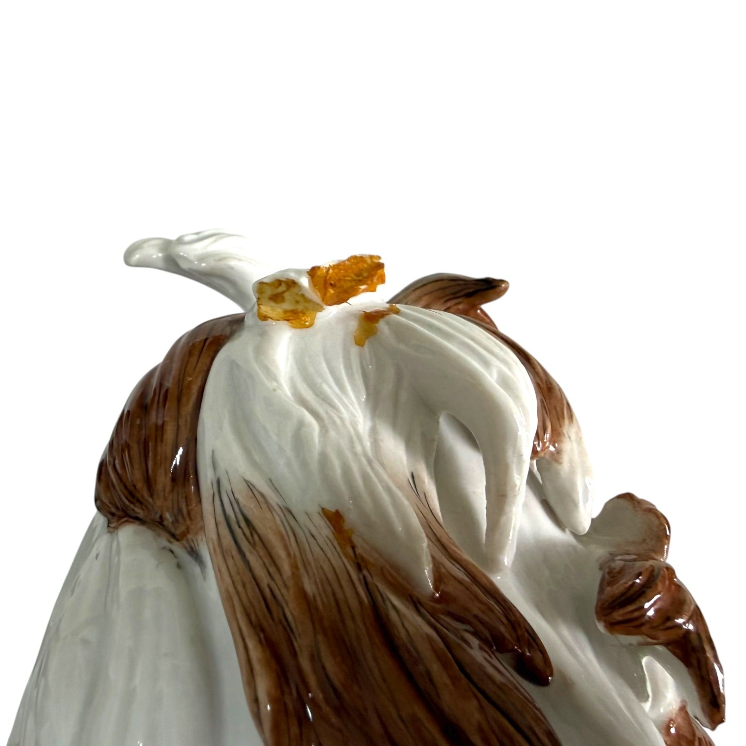 Figura perro Gos D’Atura Catalá de porcelana Algora de gran tamaño
