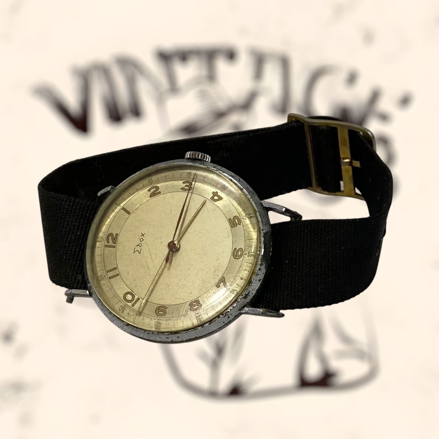 Reloj Edox Suizo de cuerda antiguo