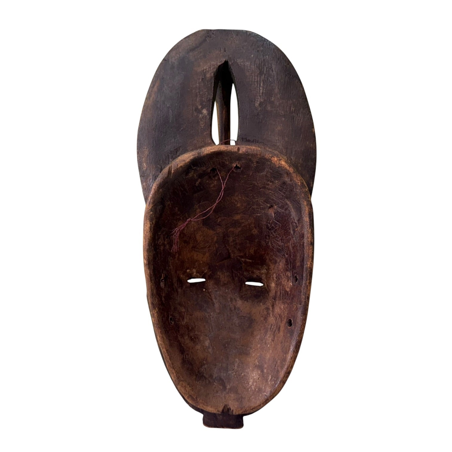 Pareja de máscaras tribales Guro Africanas vintage