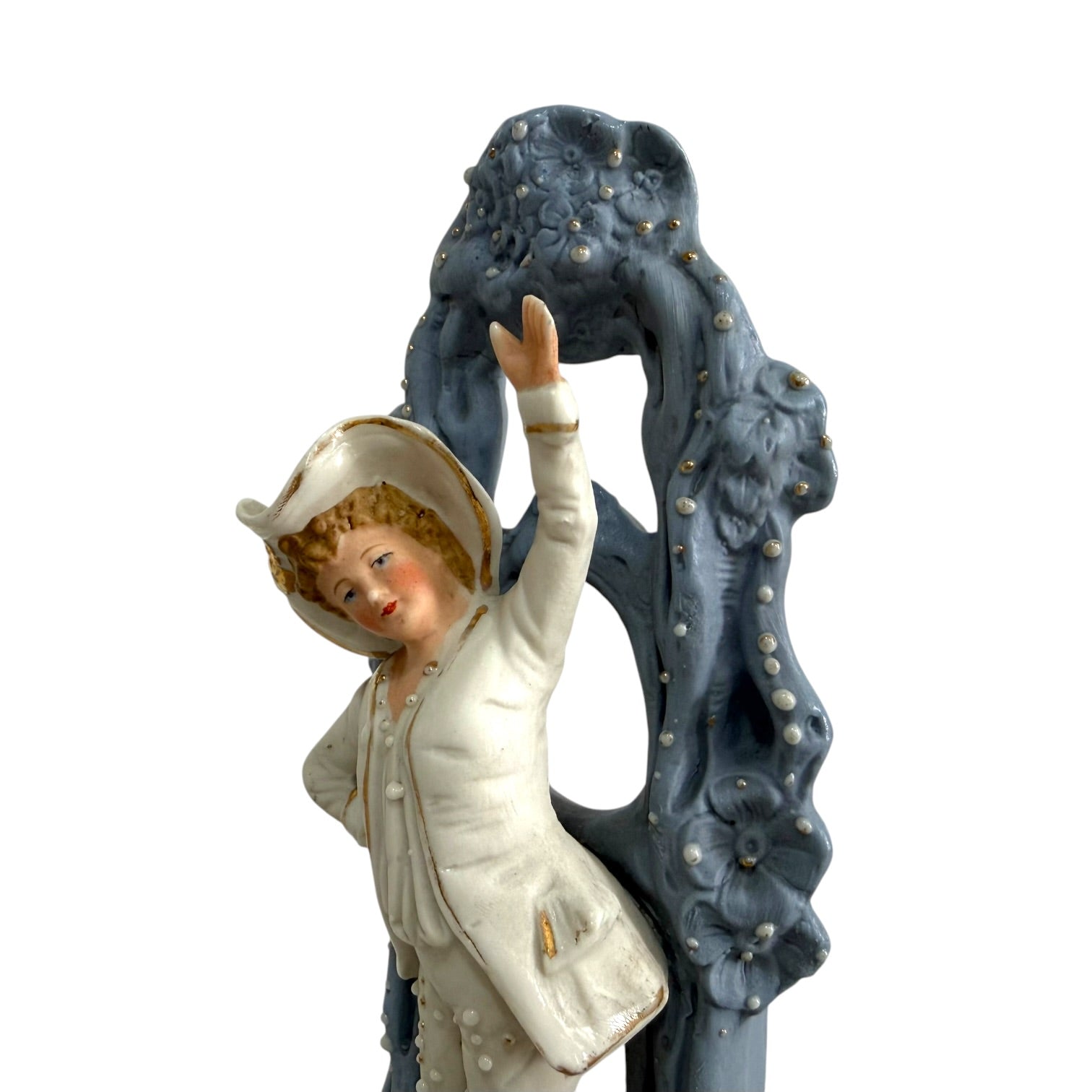 Figura de porcelana biscuit Alemana vintage S. XIX