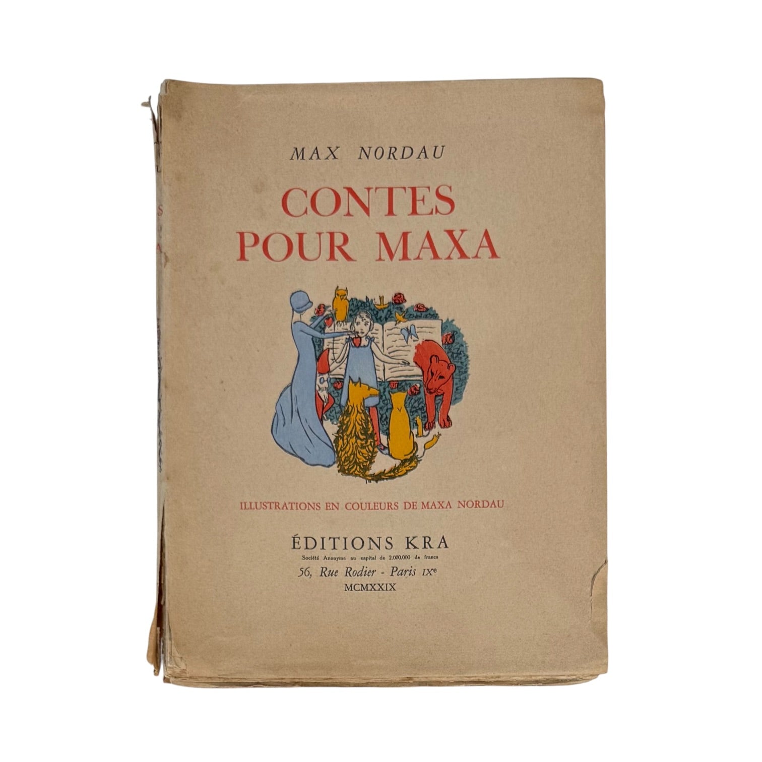 Libro Contes pour Maxa del año 1929