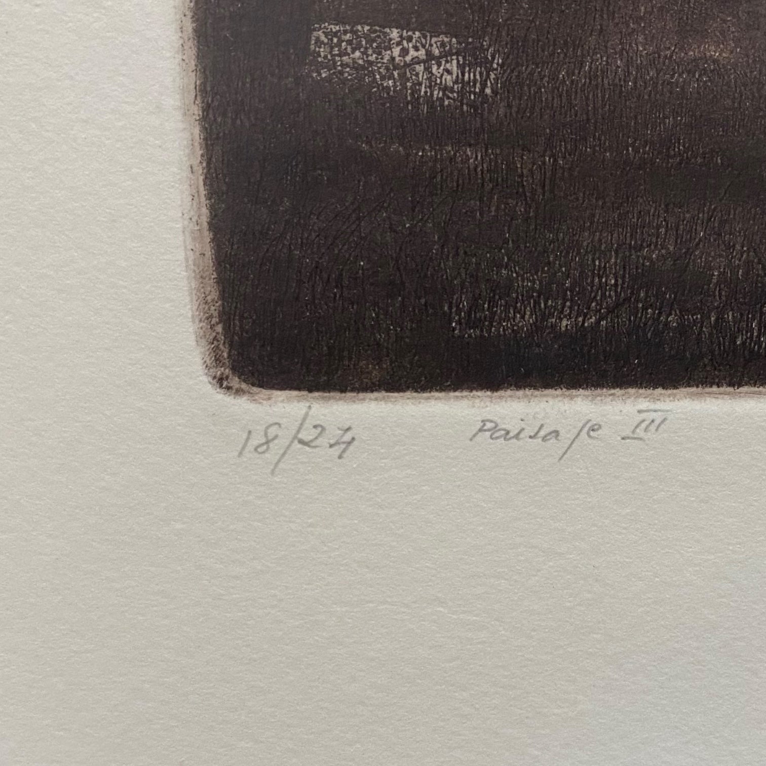 Grabado de Emilio D. Castelar firmado y numerado a lápiz