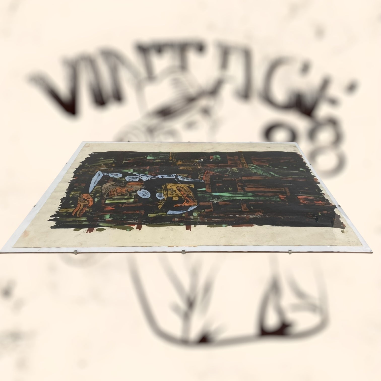 Pintura abstracta de Tino Calabuig