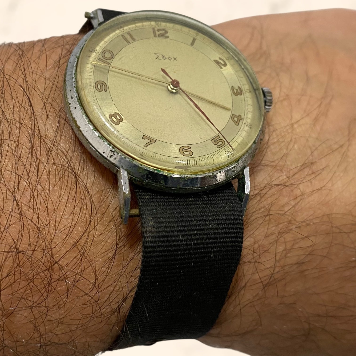 Reloj Edox Suizo de cuerda antiguo