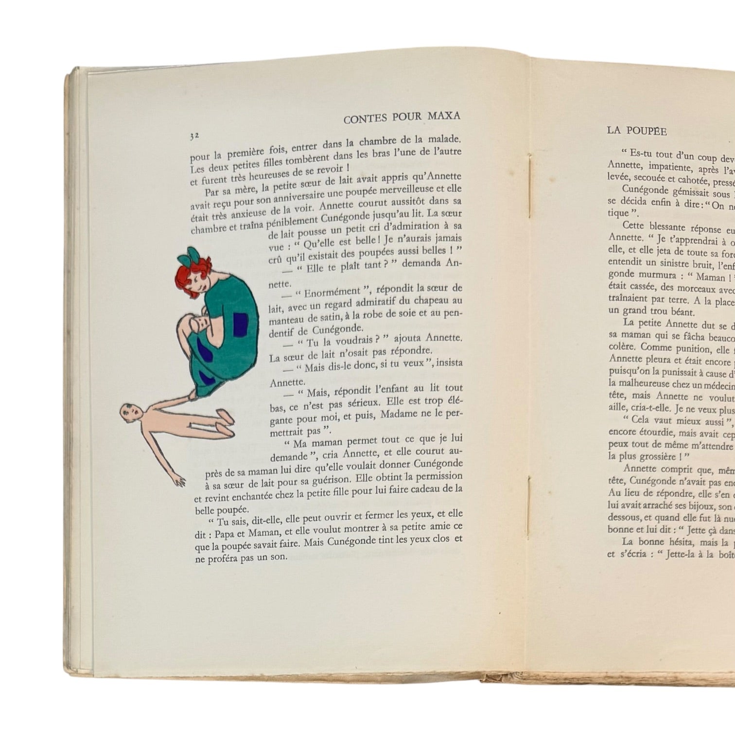 Libro Contes pour Maxa del año 1929
