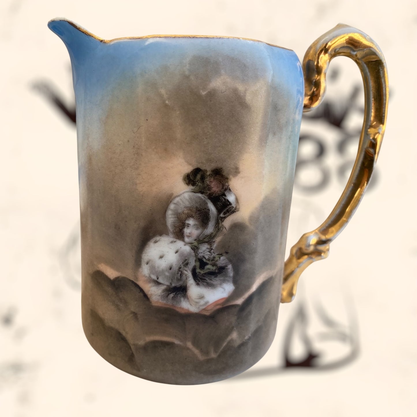 Juego de Té de porcelana Limoges (Albert Pillivuyt) S. XIX