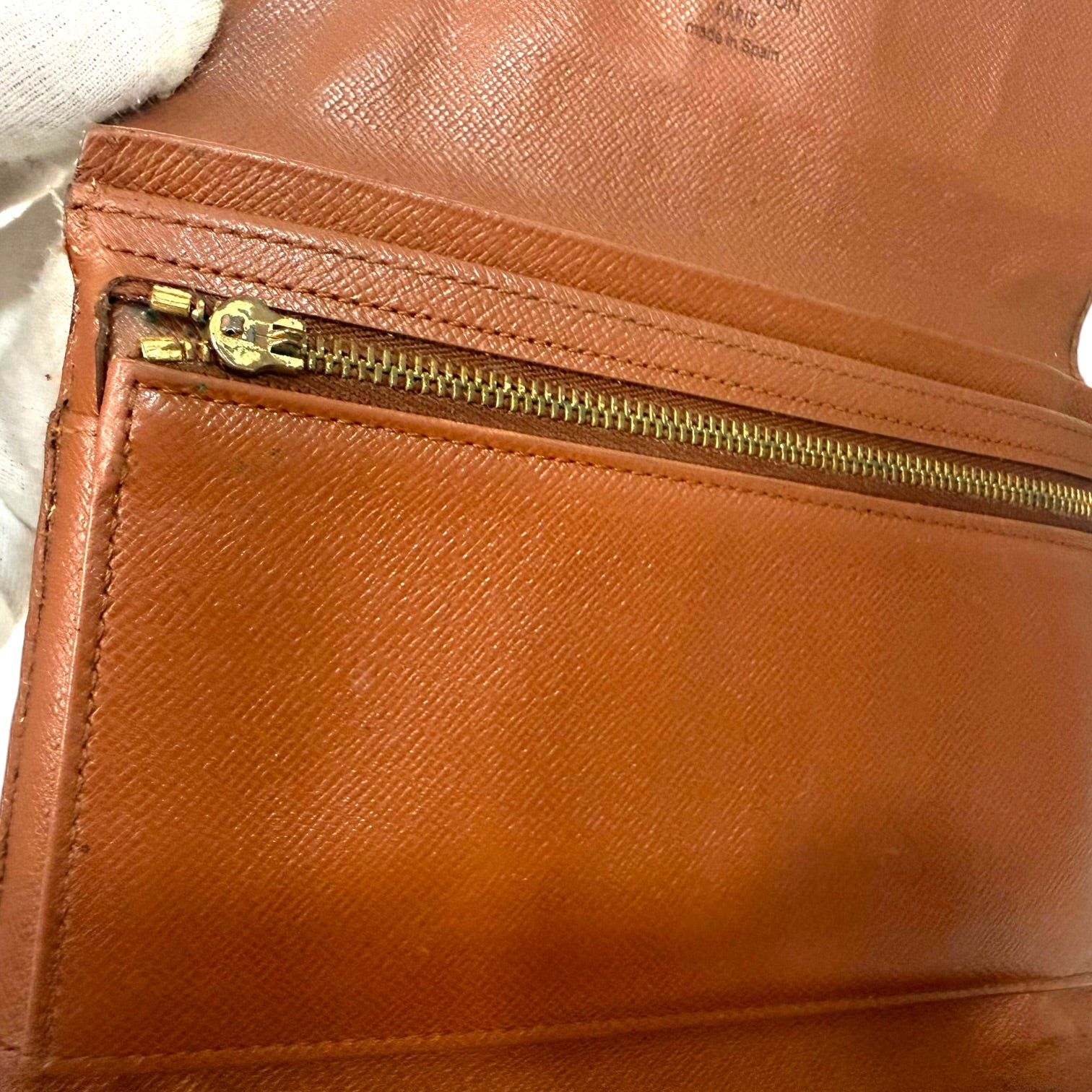 Cartera Louis Vuitton original de piel vintage