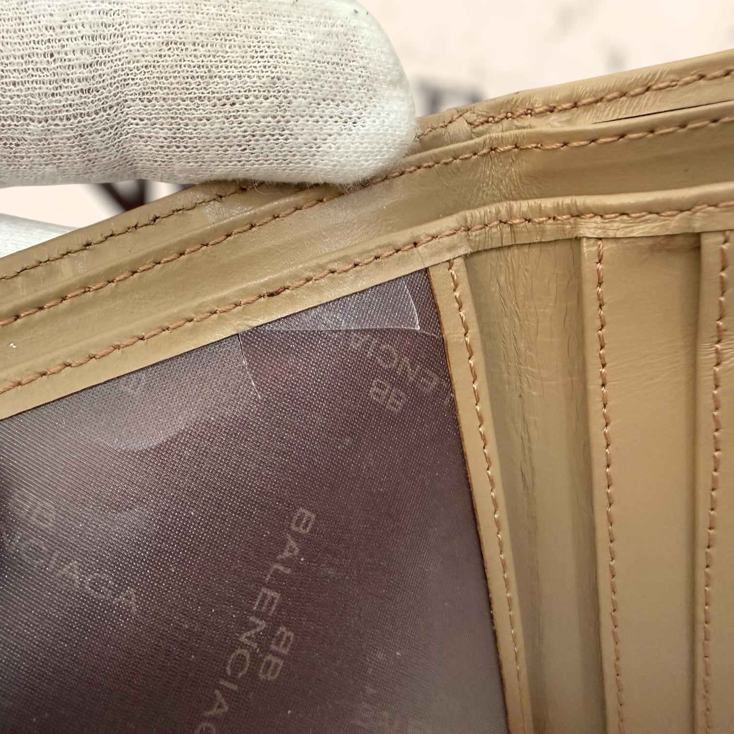 Cartera Balenciaga de piel vintage