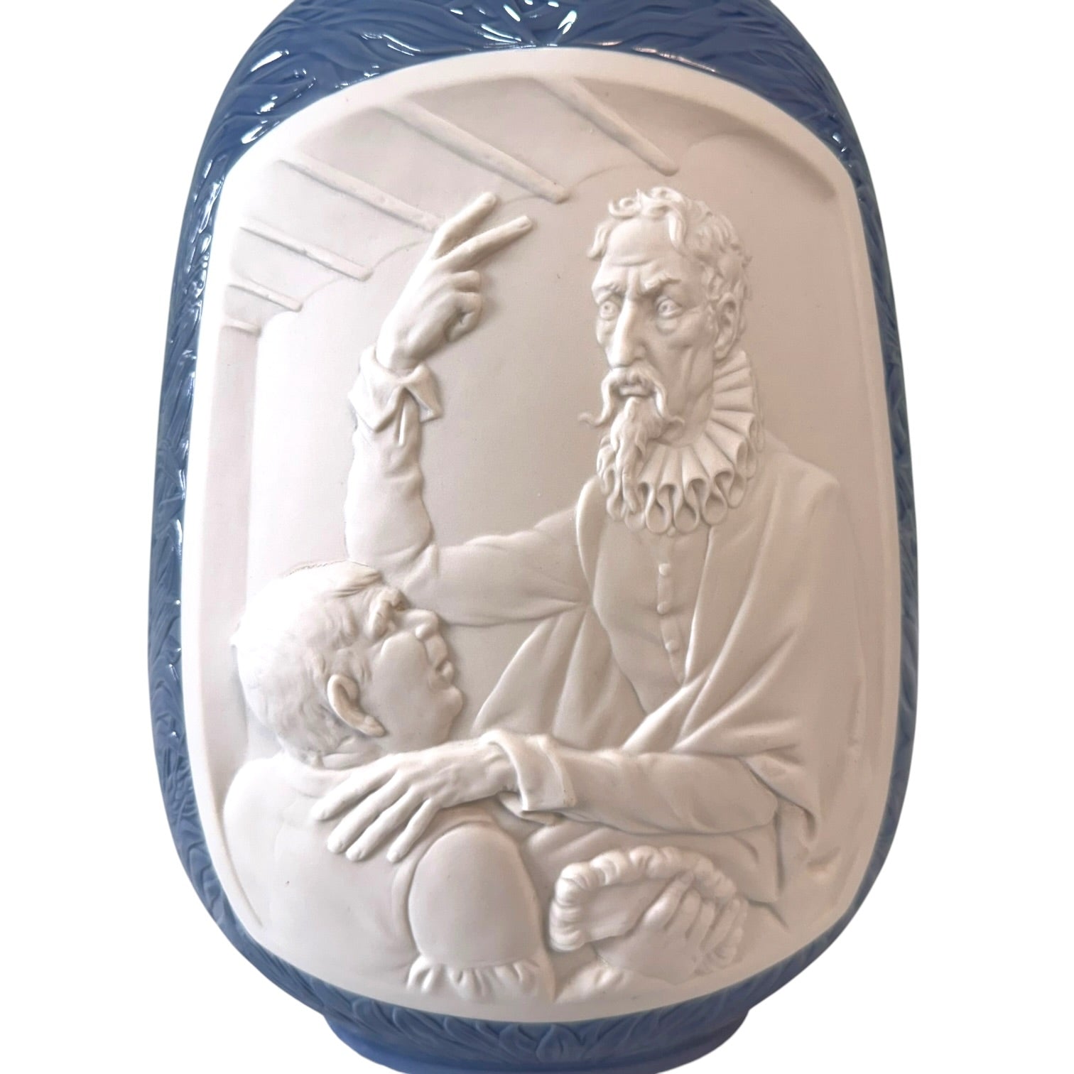 Jarrón Oval Don Quijote de porcelana Lladró