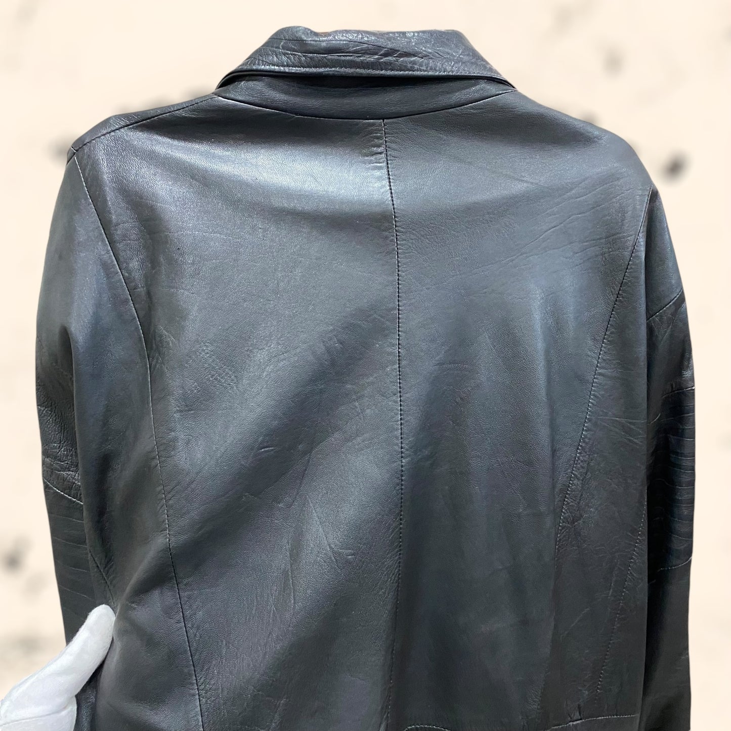 Chaqueta Yves Saint Laurent de cuero vintage