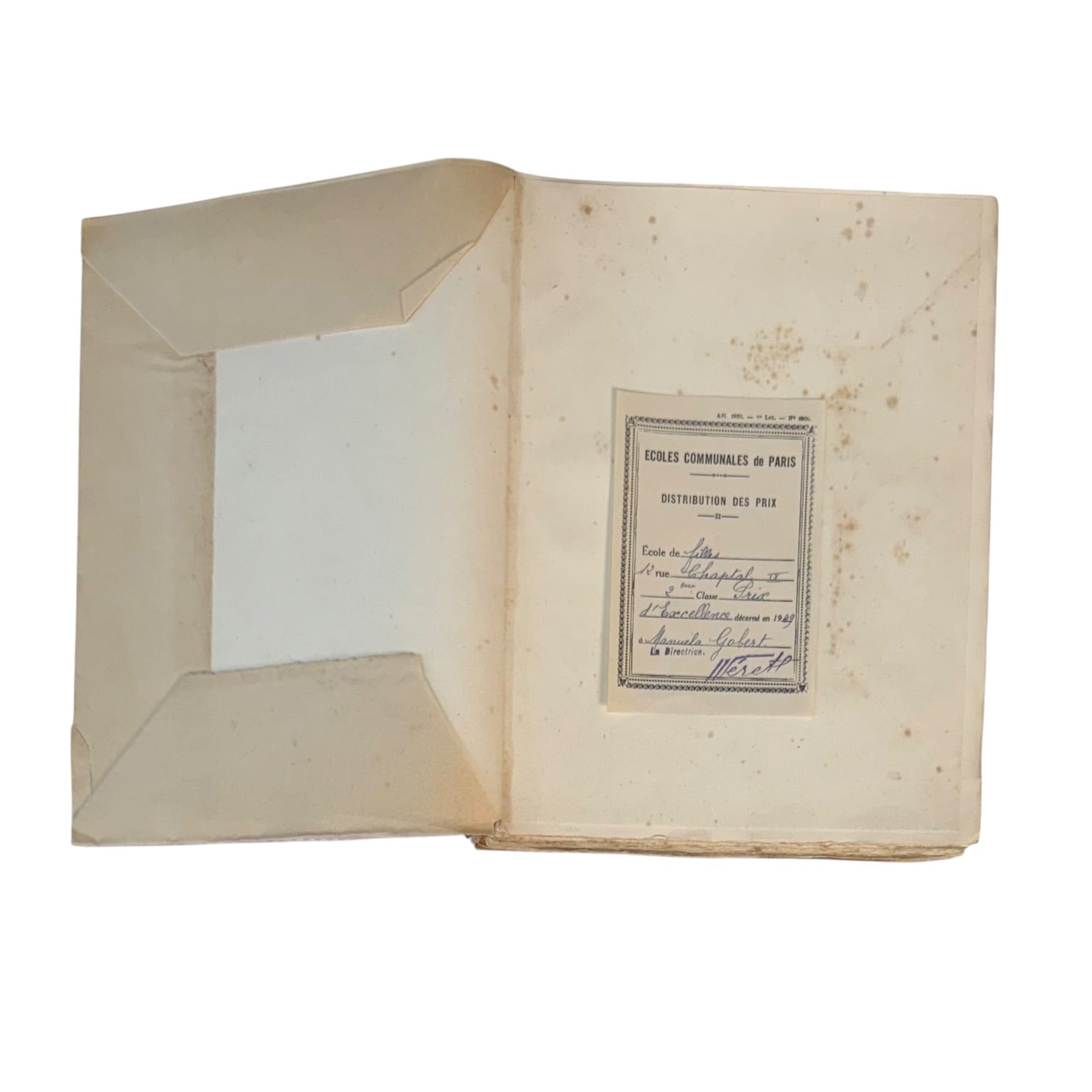 Libro Contes pour Maxa del año 1929