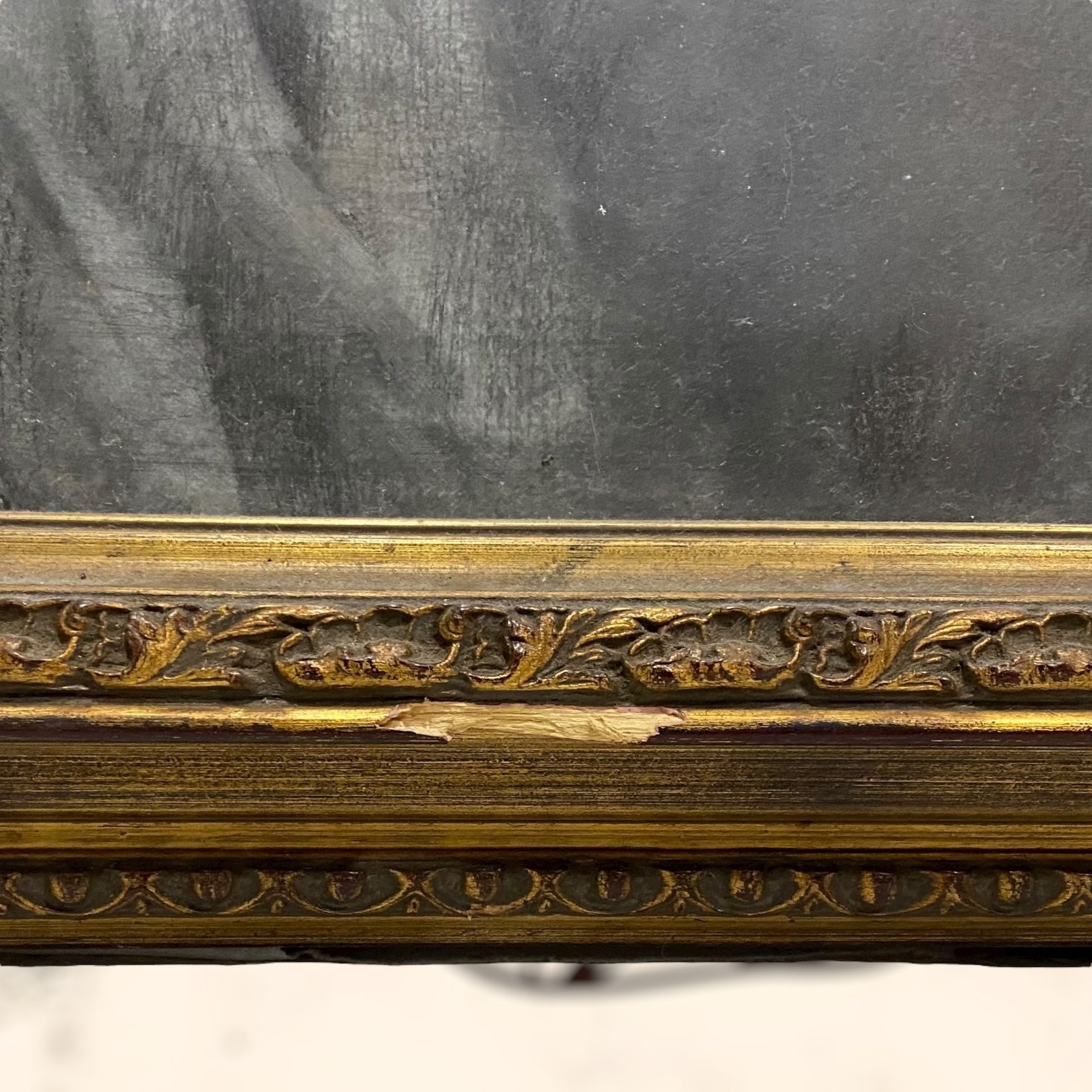 Carboncillo sobre tabla de Ramón Rizo de gran tamaño