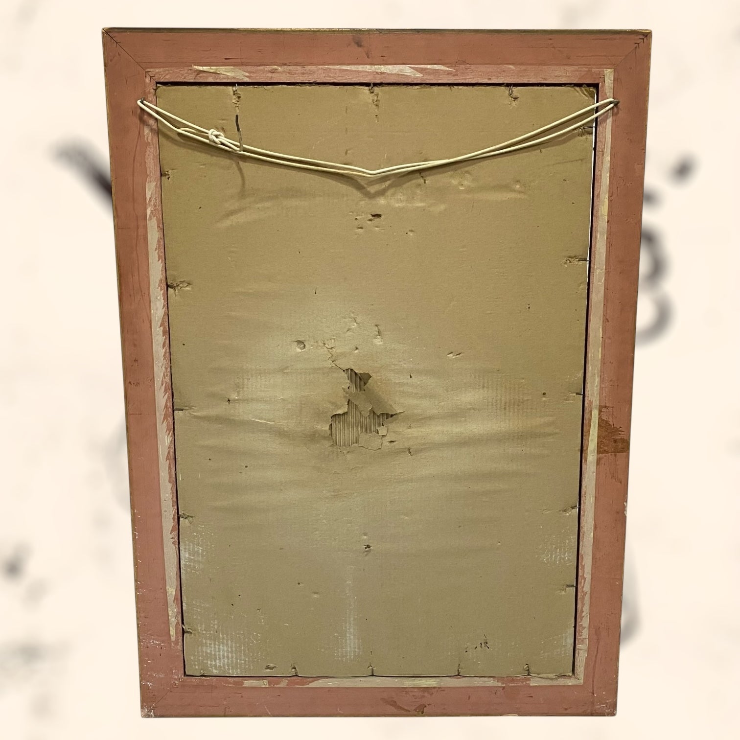 Carboncillo sobre tabla de Ramón Rizo de gran tamaño