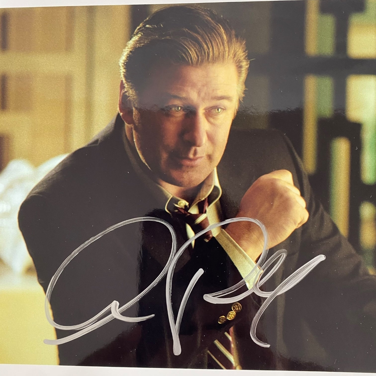 Fotografía de Alec Baldwin con autógrafo original certificado