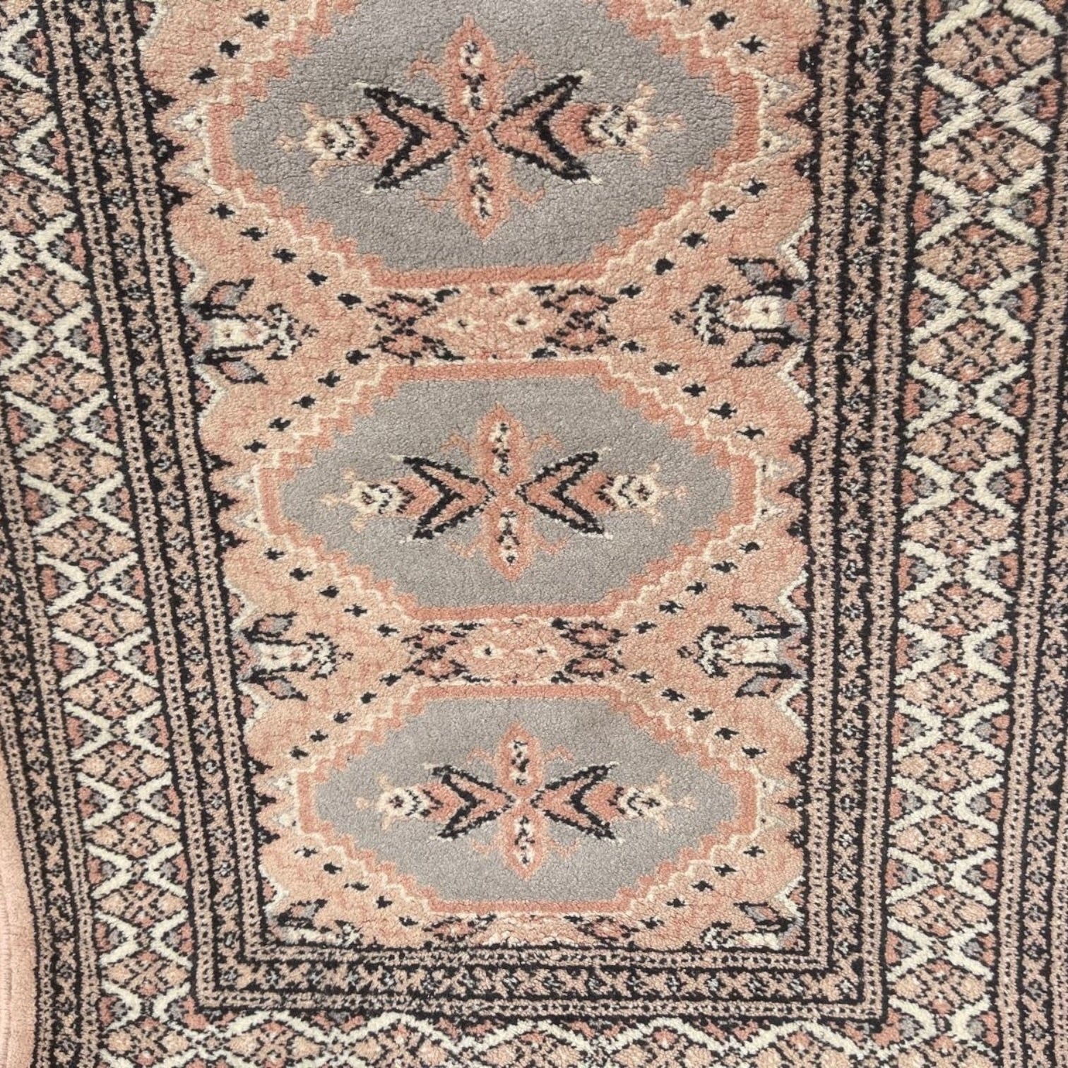 Pareja de alfombras estilo Pakistaní de pura lana virgen Sualsa