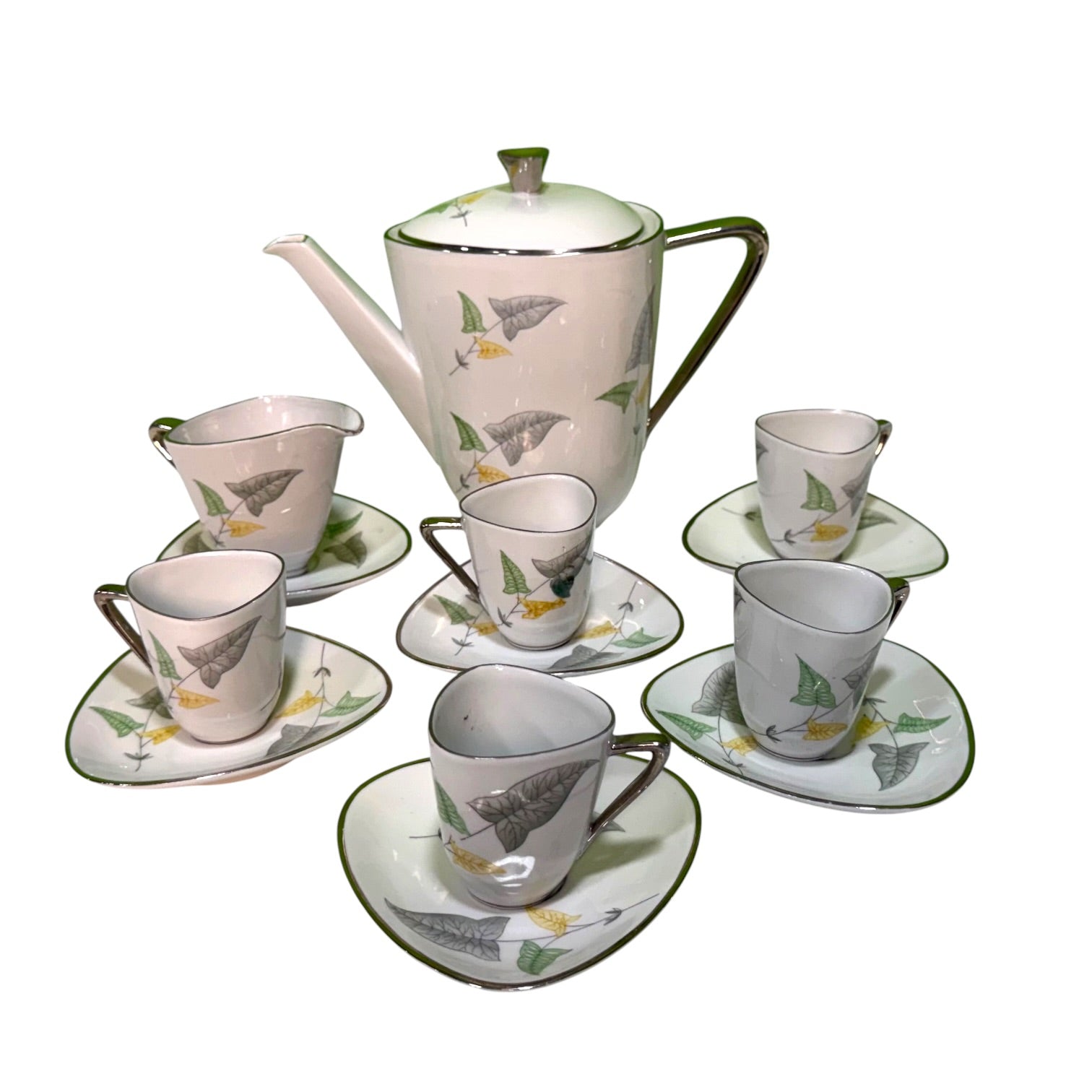 Juego de té de porcelana Limoges Francesa vintage