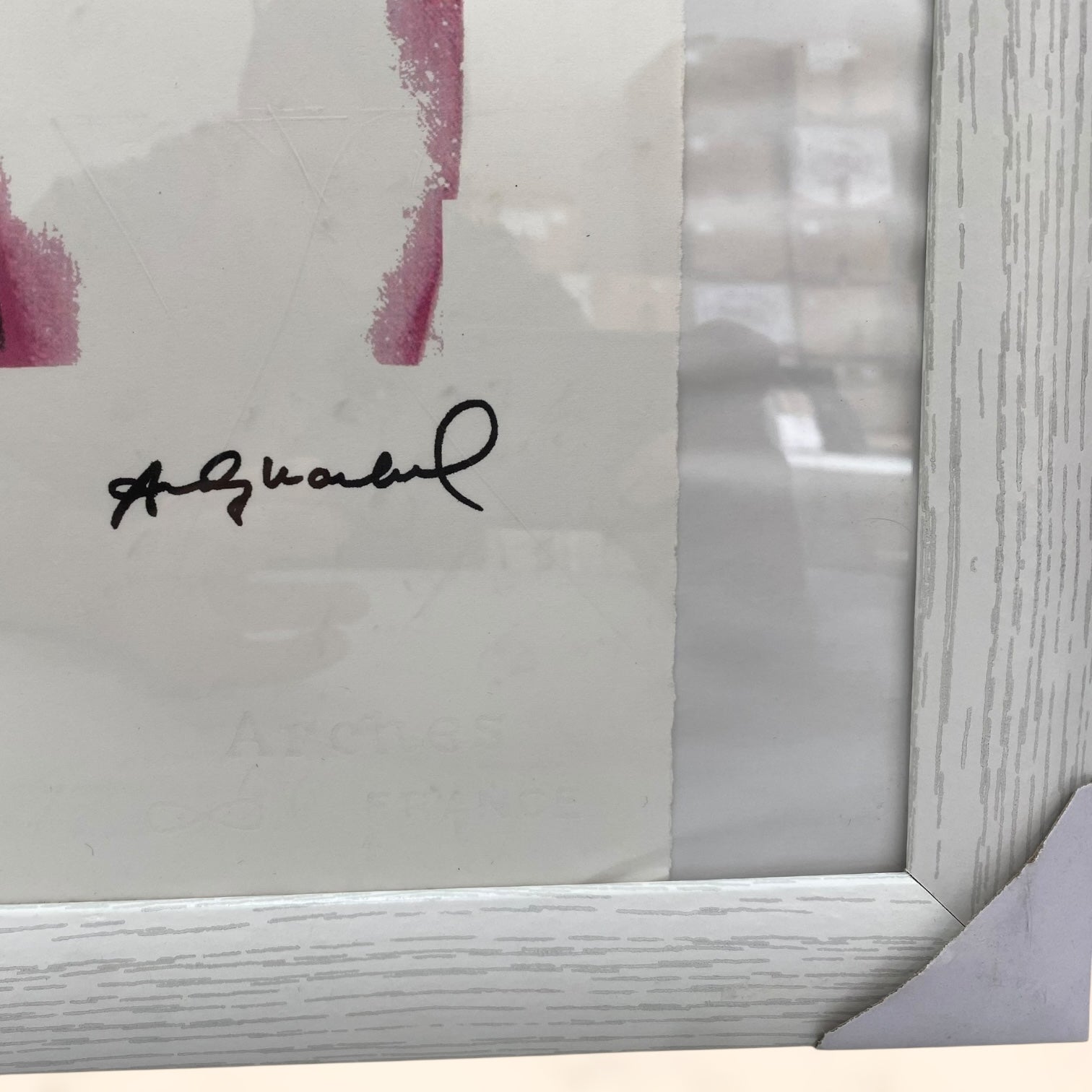 Litografía Love de Andy Warholl con certificado de autenticidad