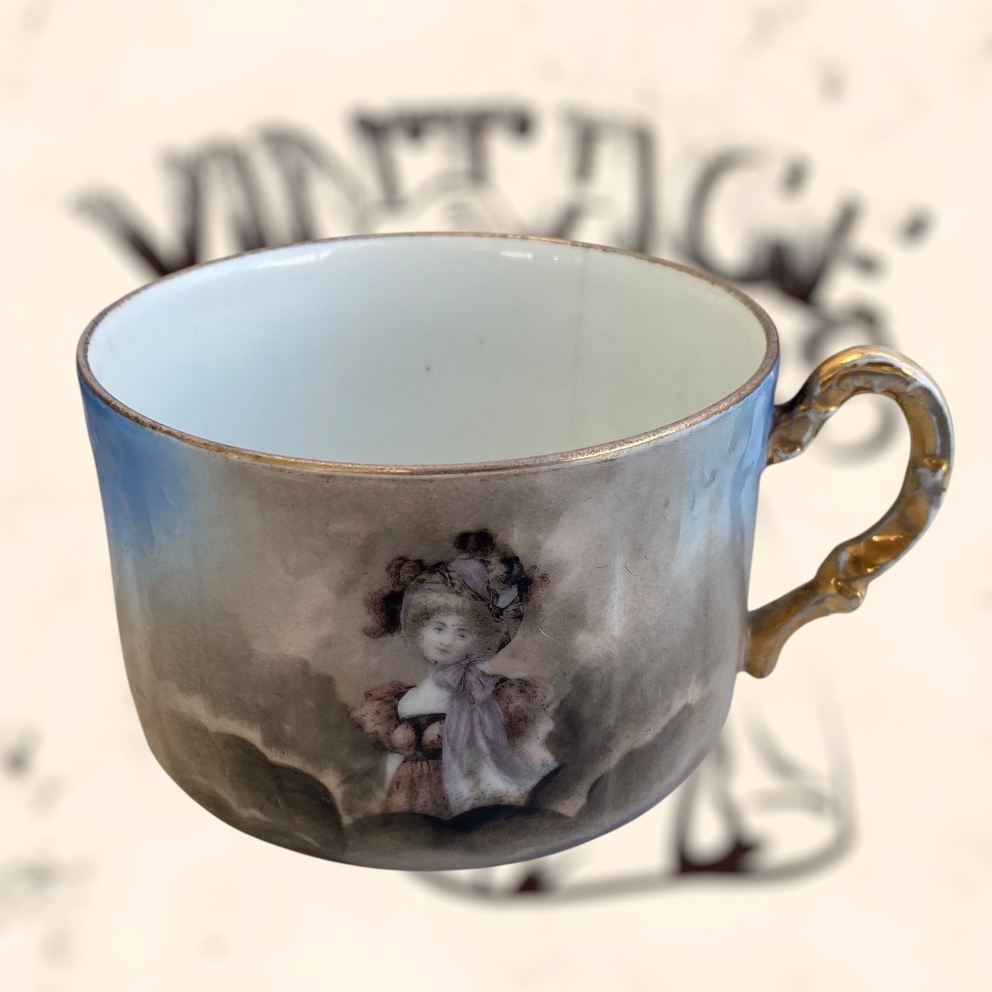 Juego de Té de porcelana Limoges (Albert Pillivuyt) S. XIX