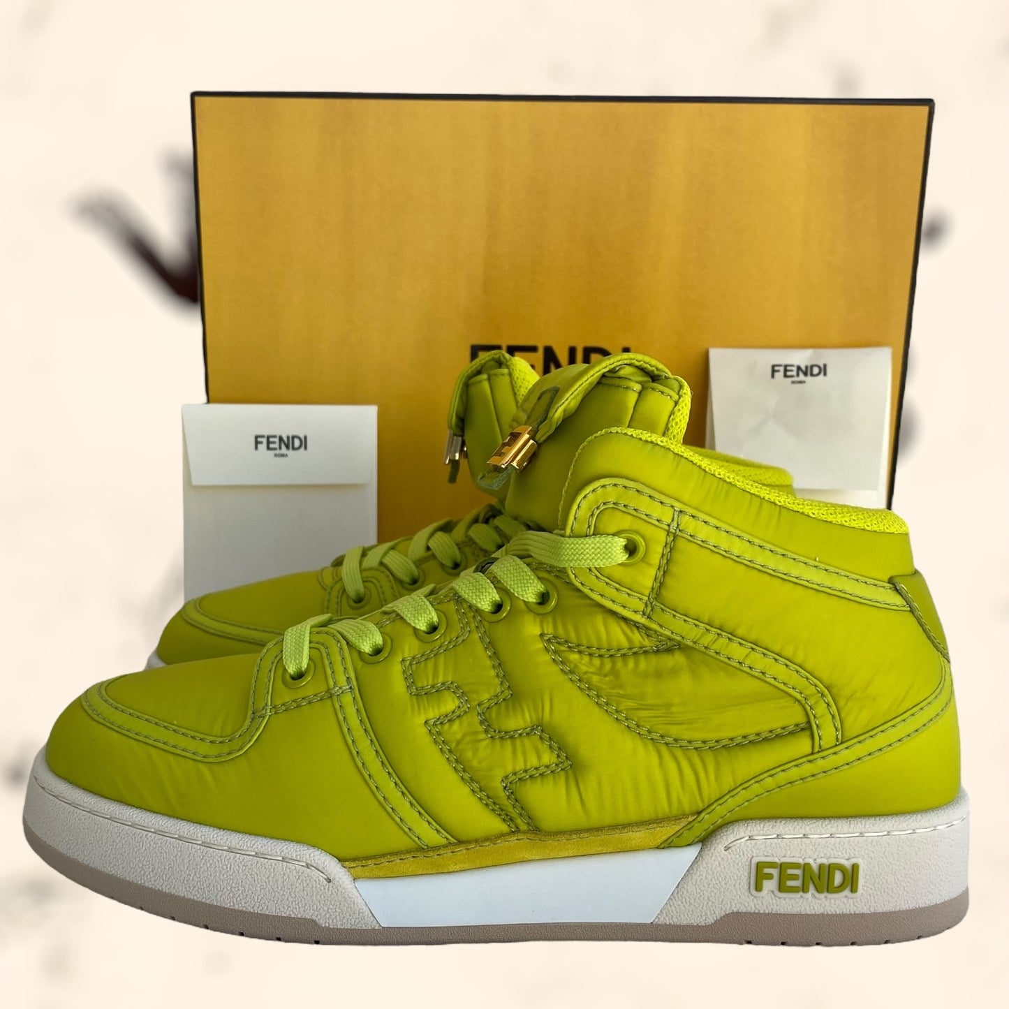 Zapatillas Fendi Nylon Math High “Nuevas”