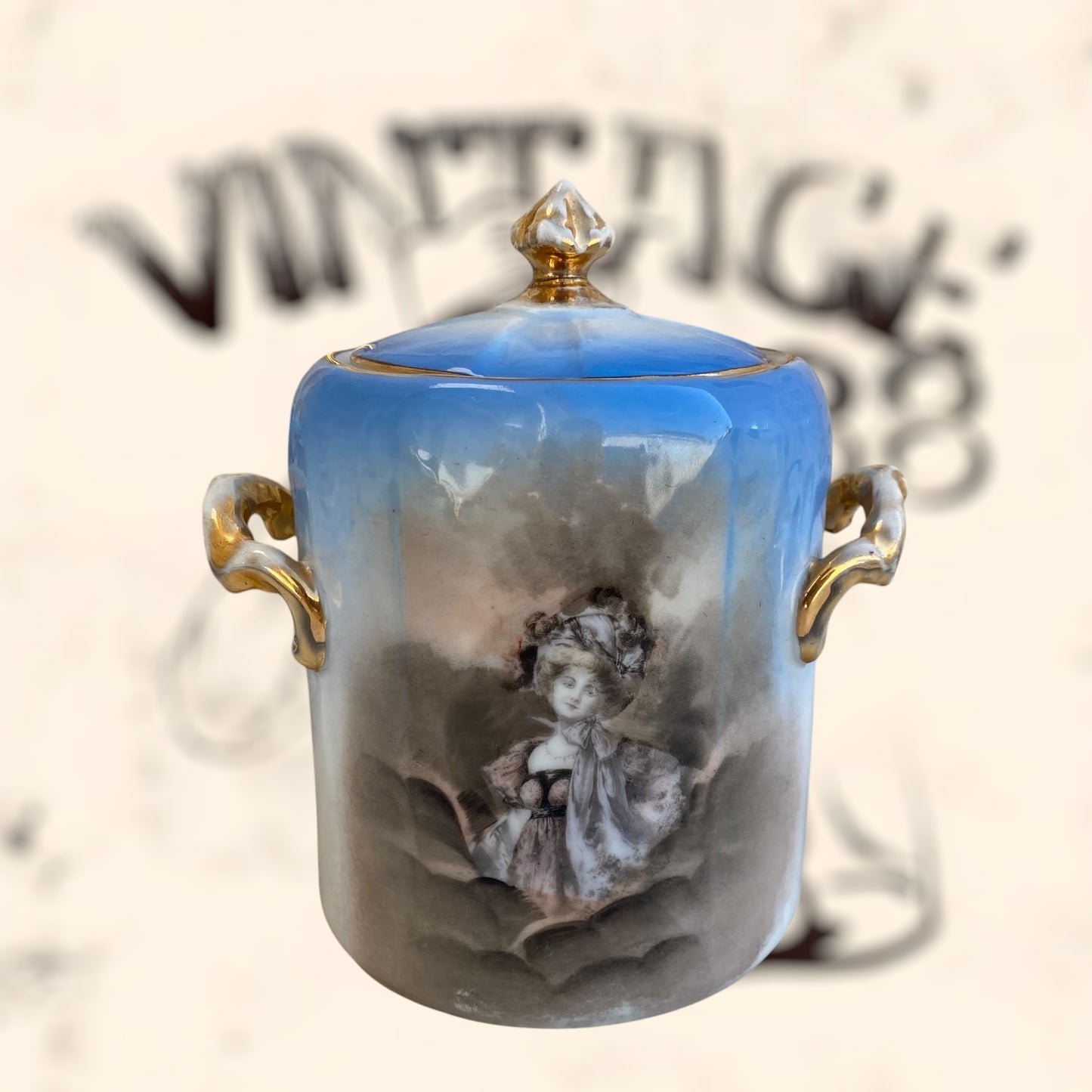 Juego de Té de porcelana Limoges (Albert Pillivuyt) S. XIX