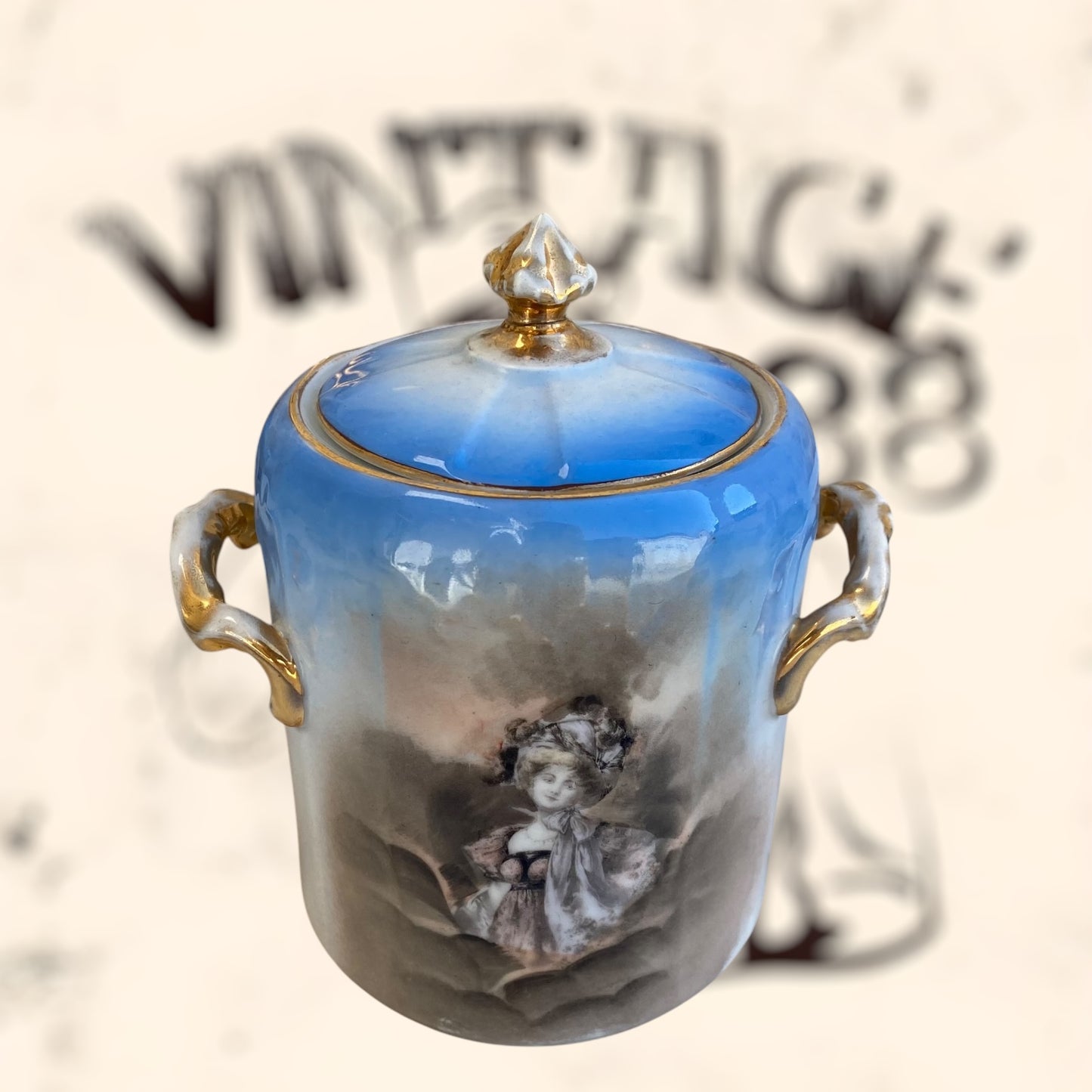 Juego de Té de porcelana Limoges (Albert Pillivuyt) S. XIX