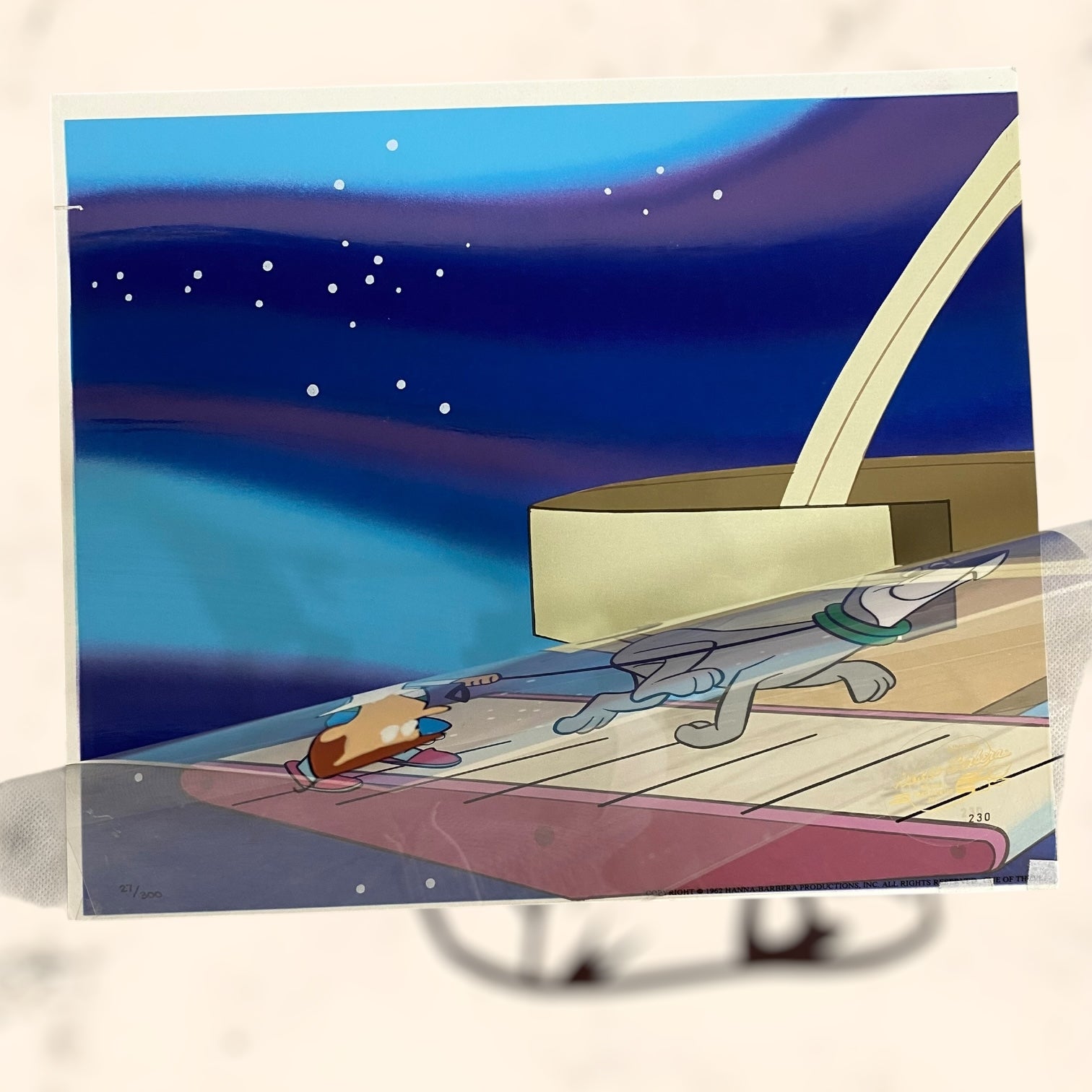 Sericel de Los Supersónicos original con certificado de autenticidad