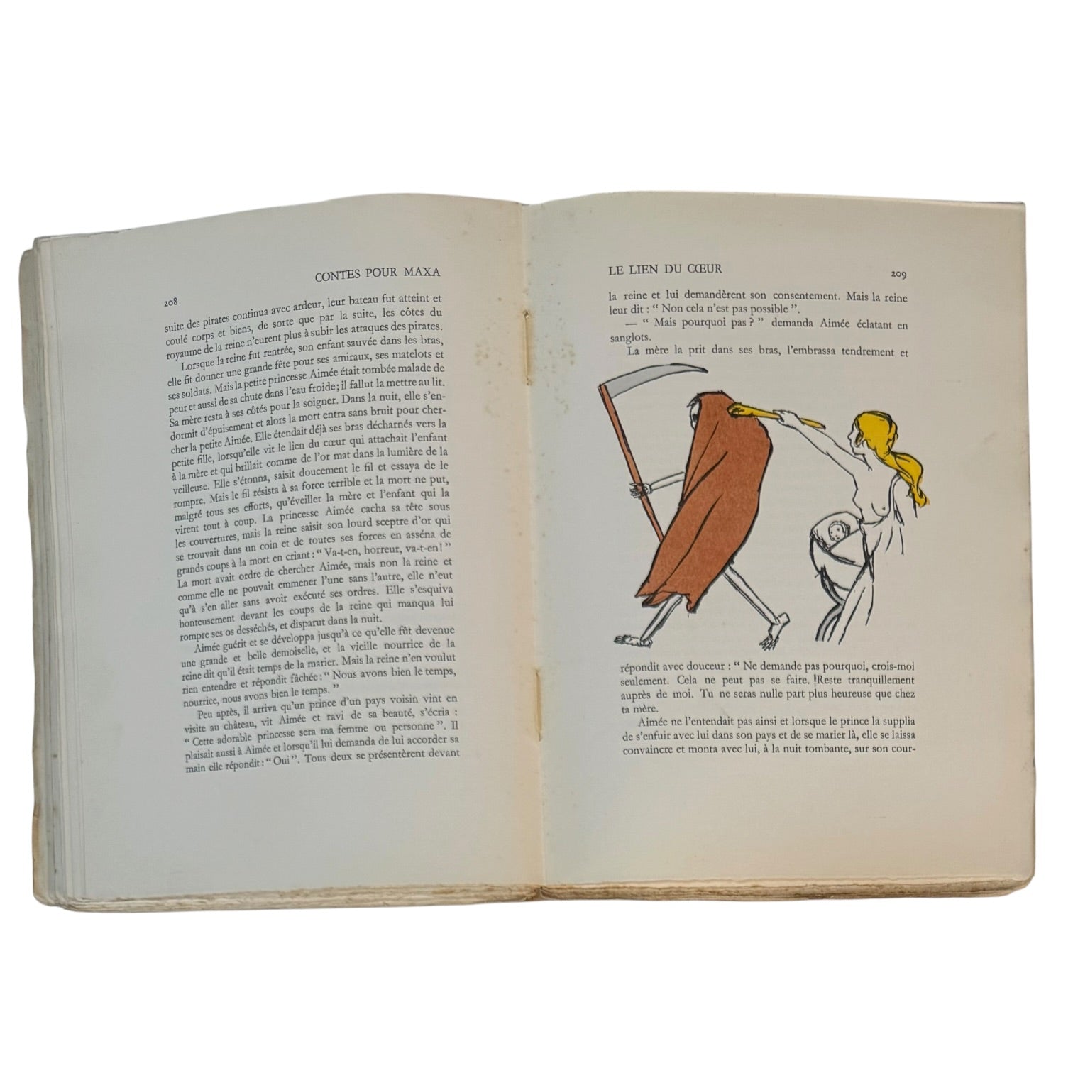 Libro Contes pour Maxa del año 1929