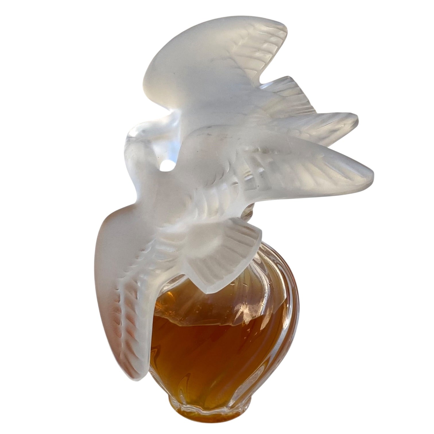 Frasco de perfume L’ Air Temp de Nina Ricci diseñado por Marc Lalique de 1948