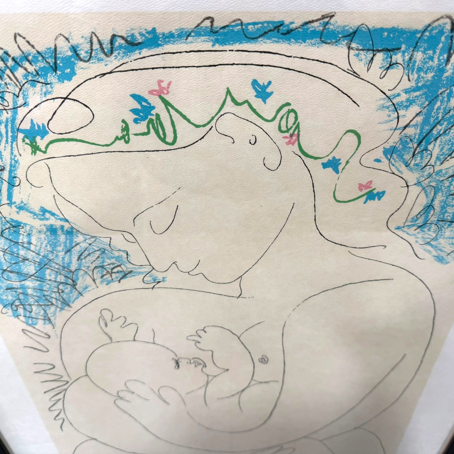 Litografía Maternidad de Pablo Picasso