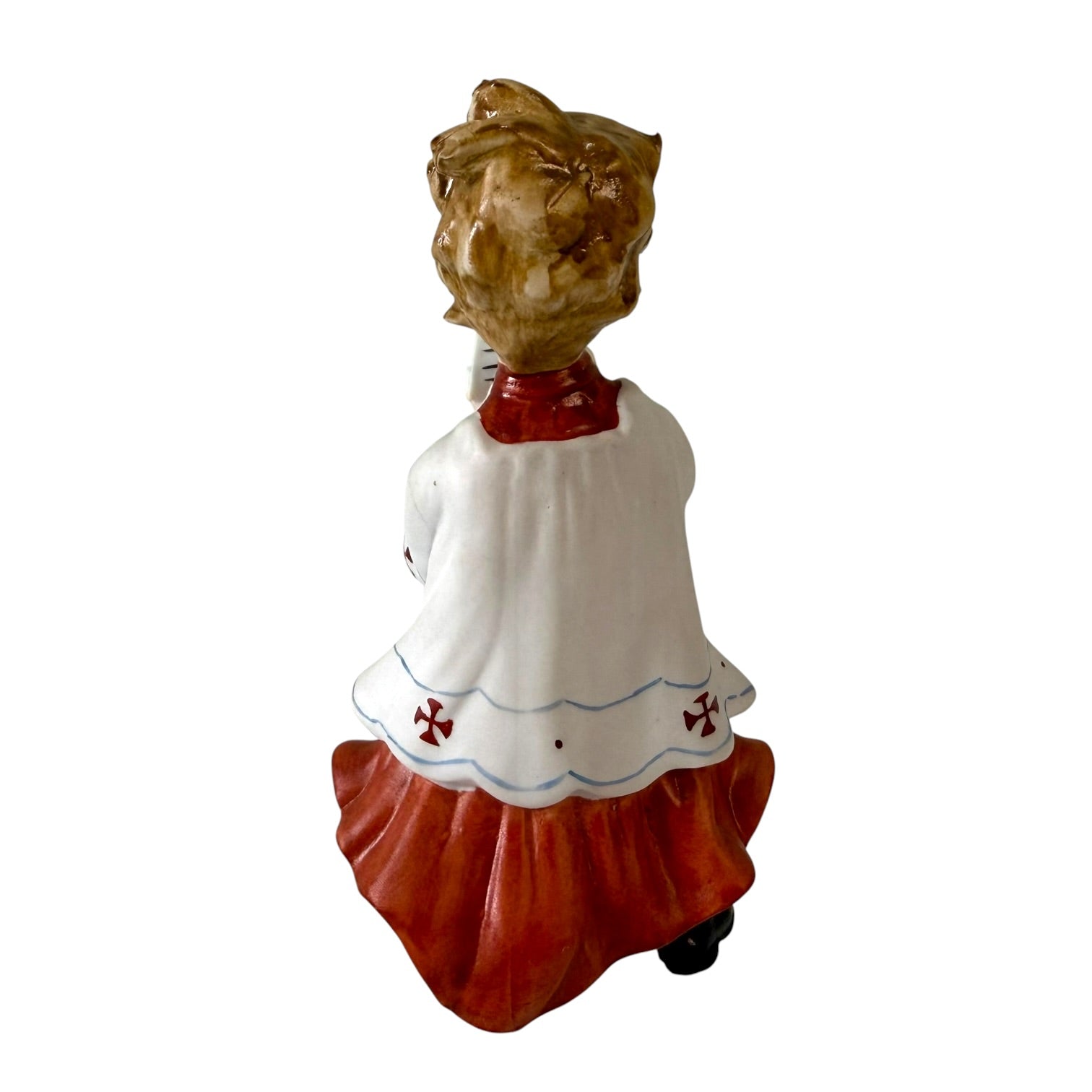 Vintage italienisches Capodimonte Porzellan Ministranten-Set