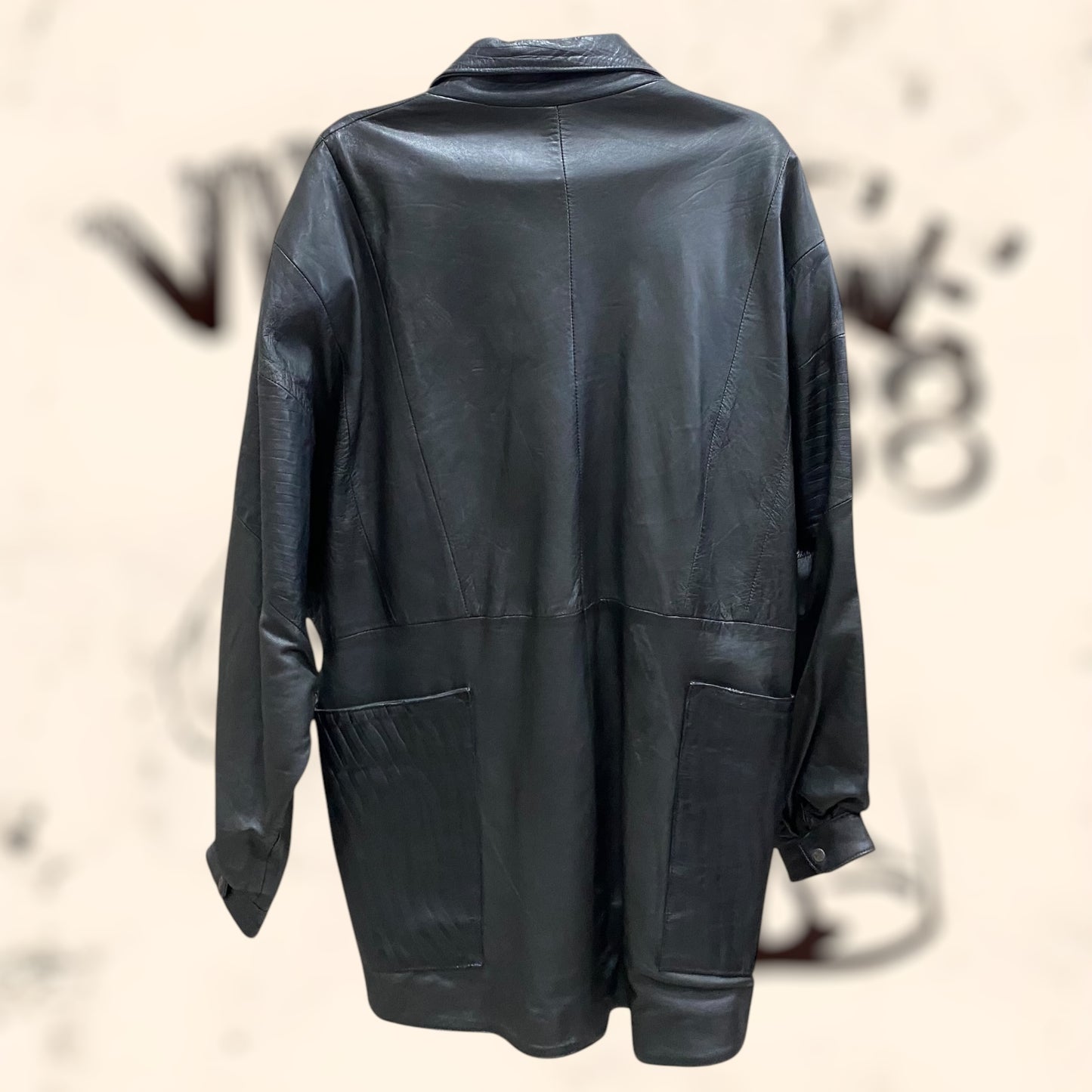 Chaqueta Yves Saint Laurent de cuero vintage