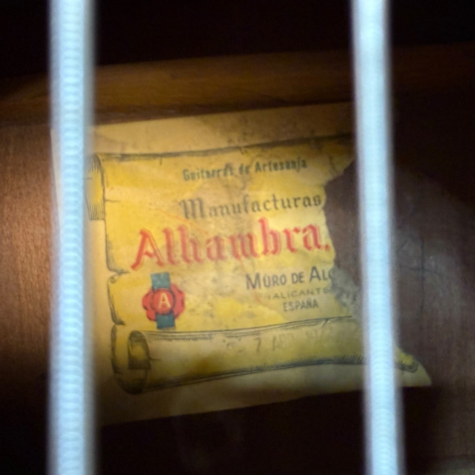 Guitarra flamenca Alhambra vintage 1972