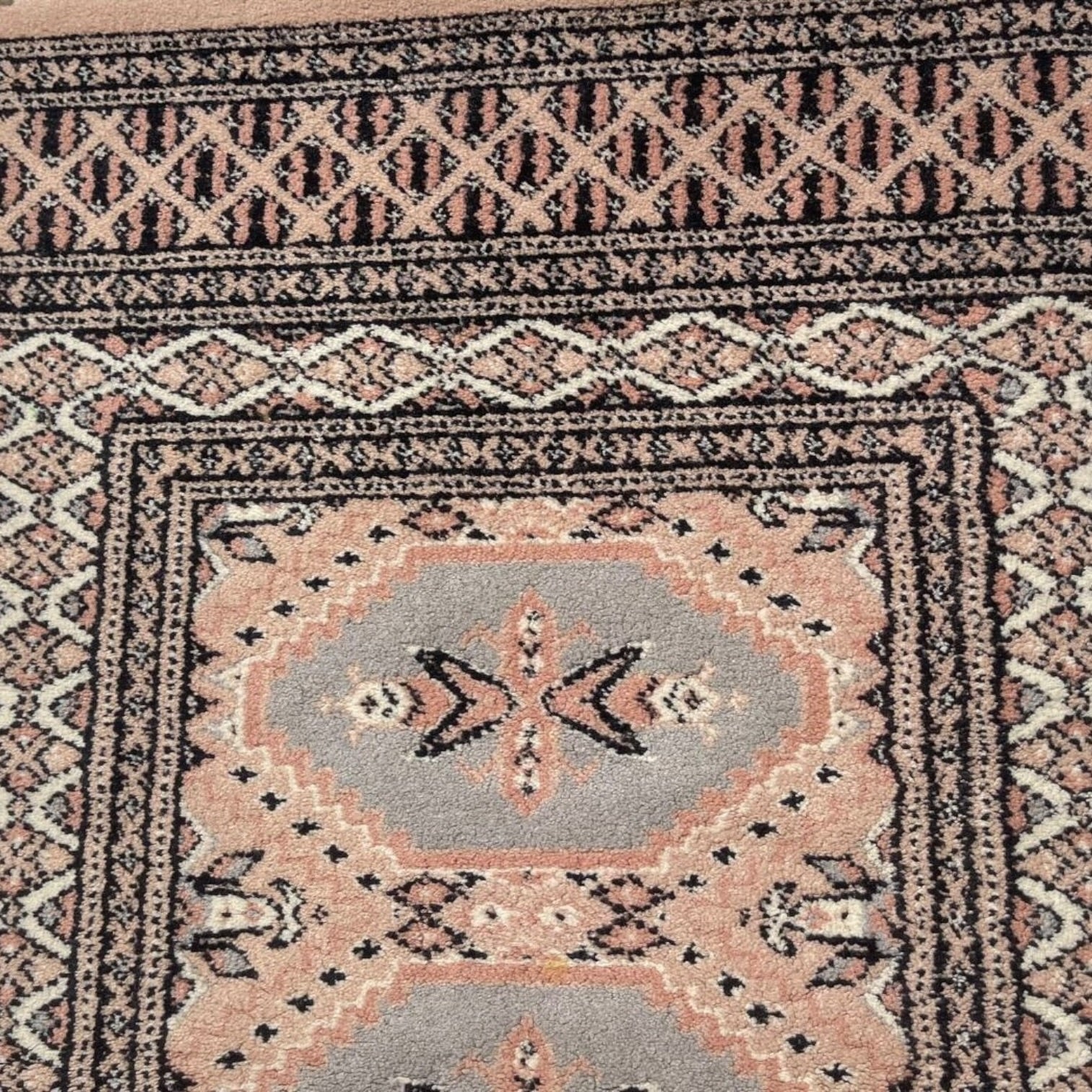 Pareja de alfombras estilo Pakistaní de pura lana virgen Sualsa