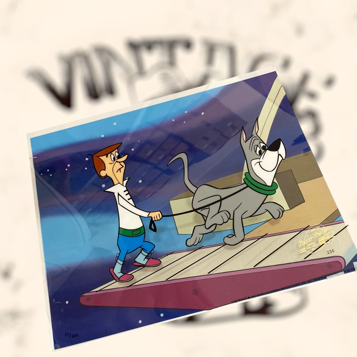 Sericel de Los Supersónicos original con certificado de autenticidad