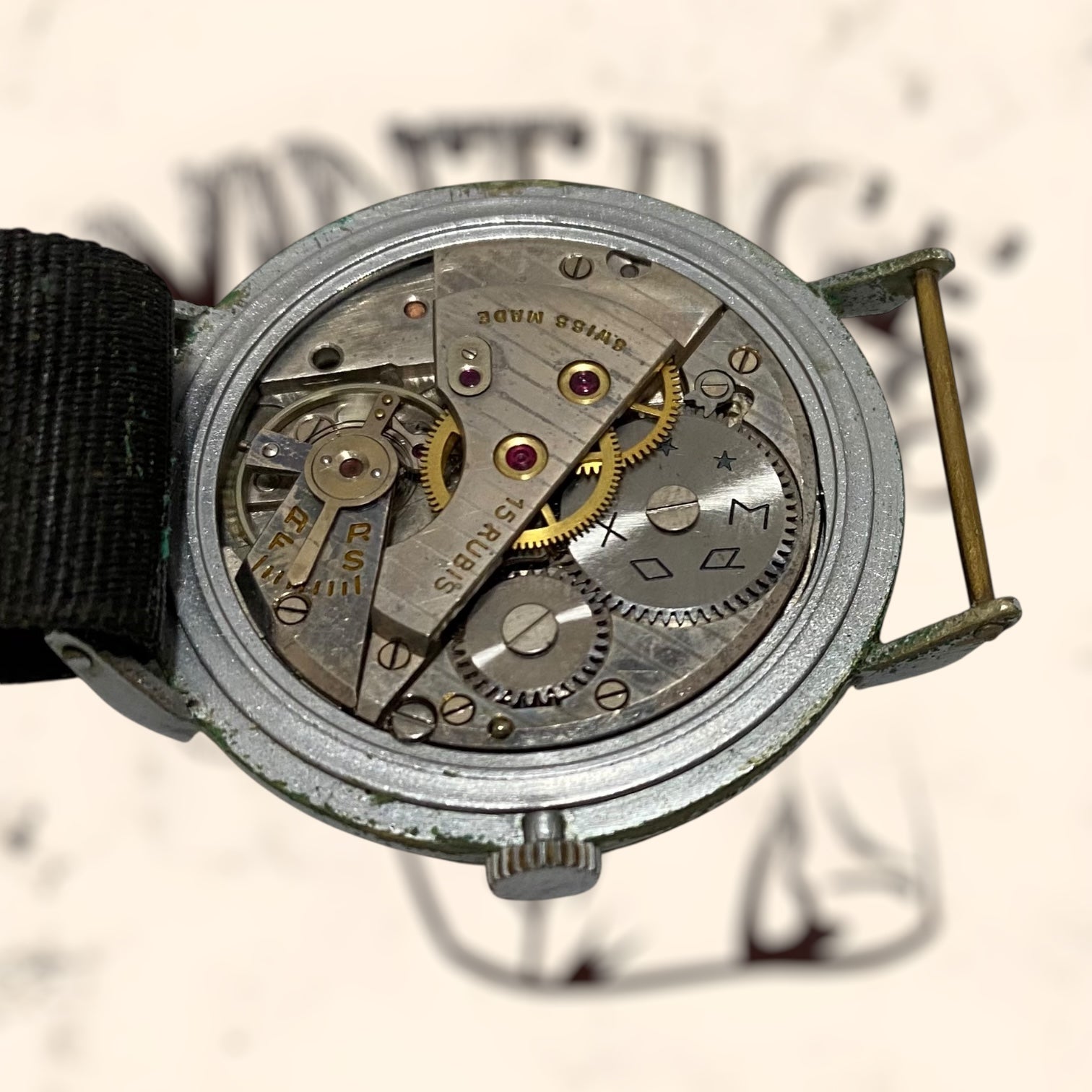 Reloj Edox Suizo de cuerda antiguo