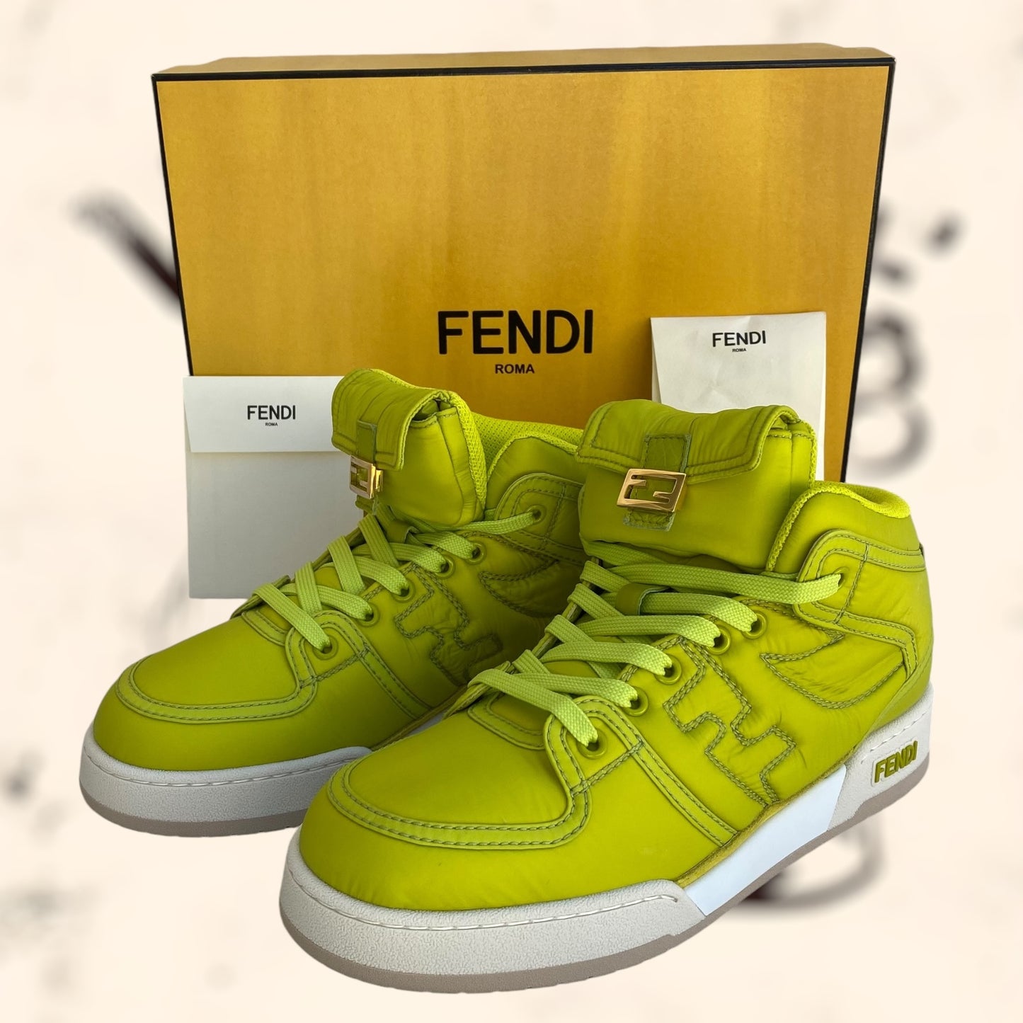 Zapatillas Fendi Nylon Math High “Nuevas”