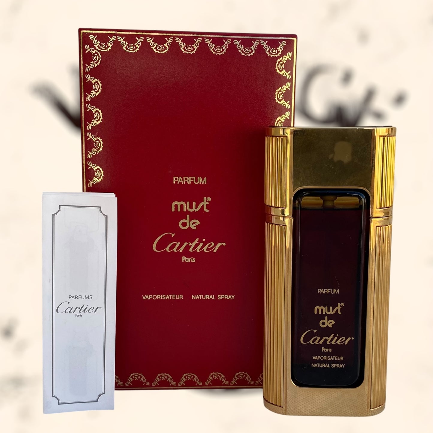 Perfume Must de Cartier 50ml vintage