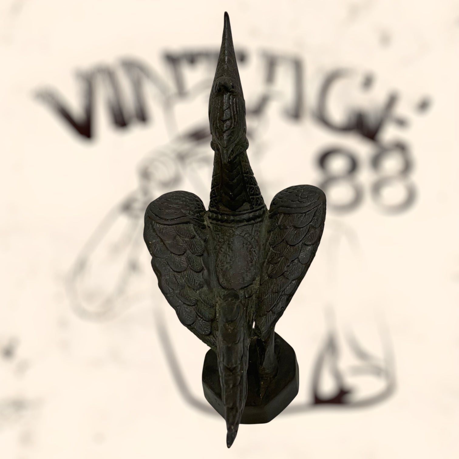 Ave Fénix Tailandés de bronce antiguo