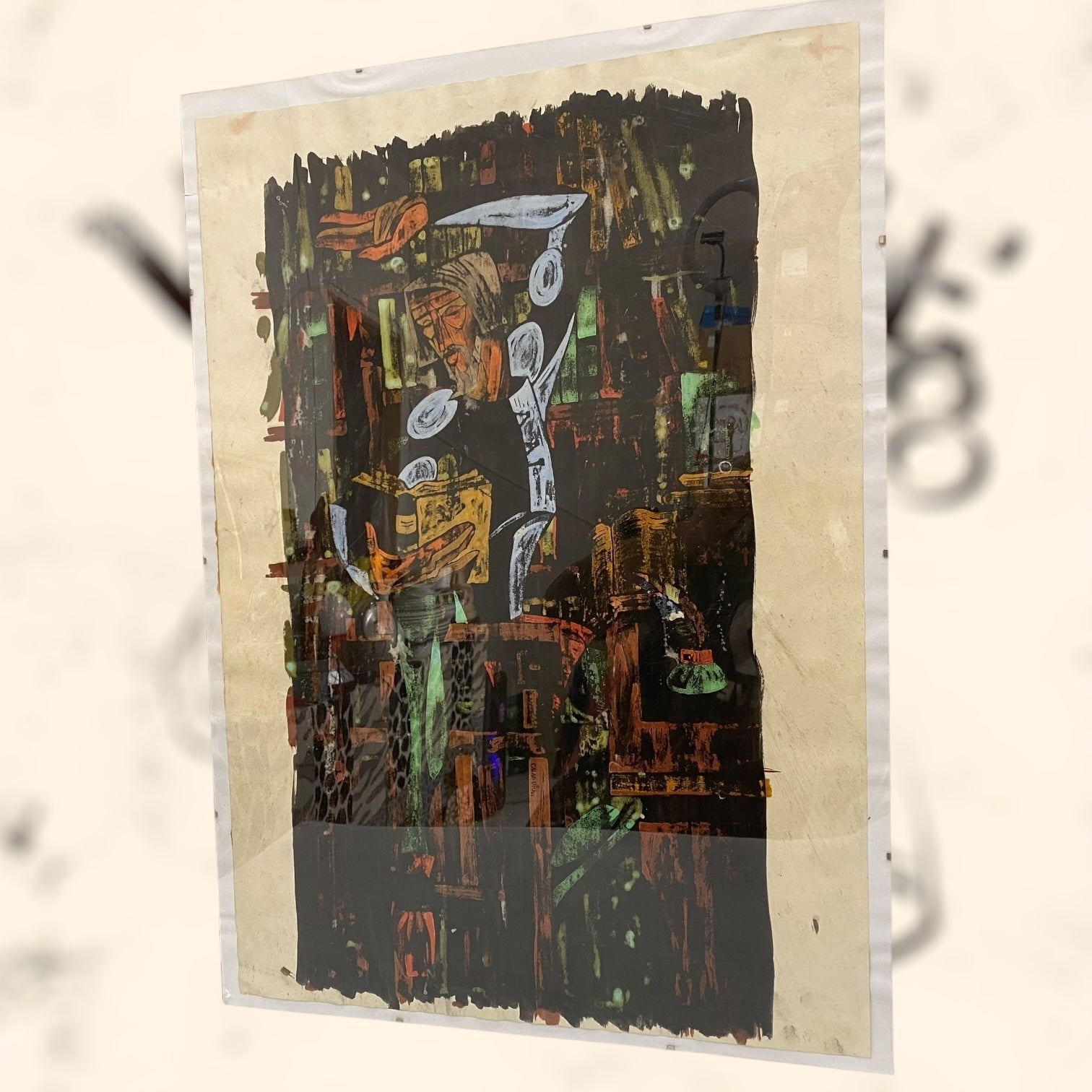 Pintura abstracta de Tino Calabuig