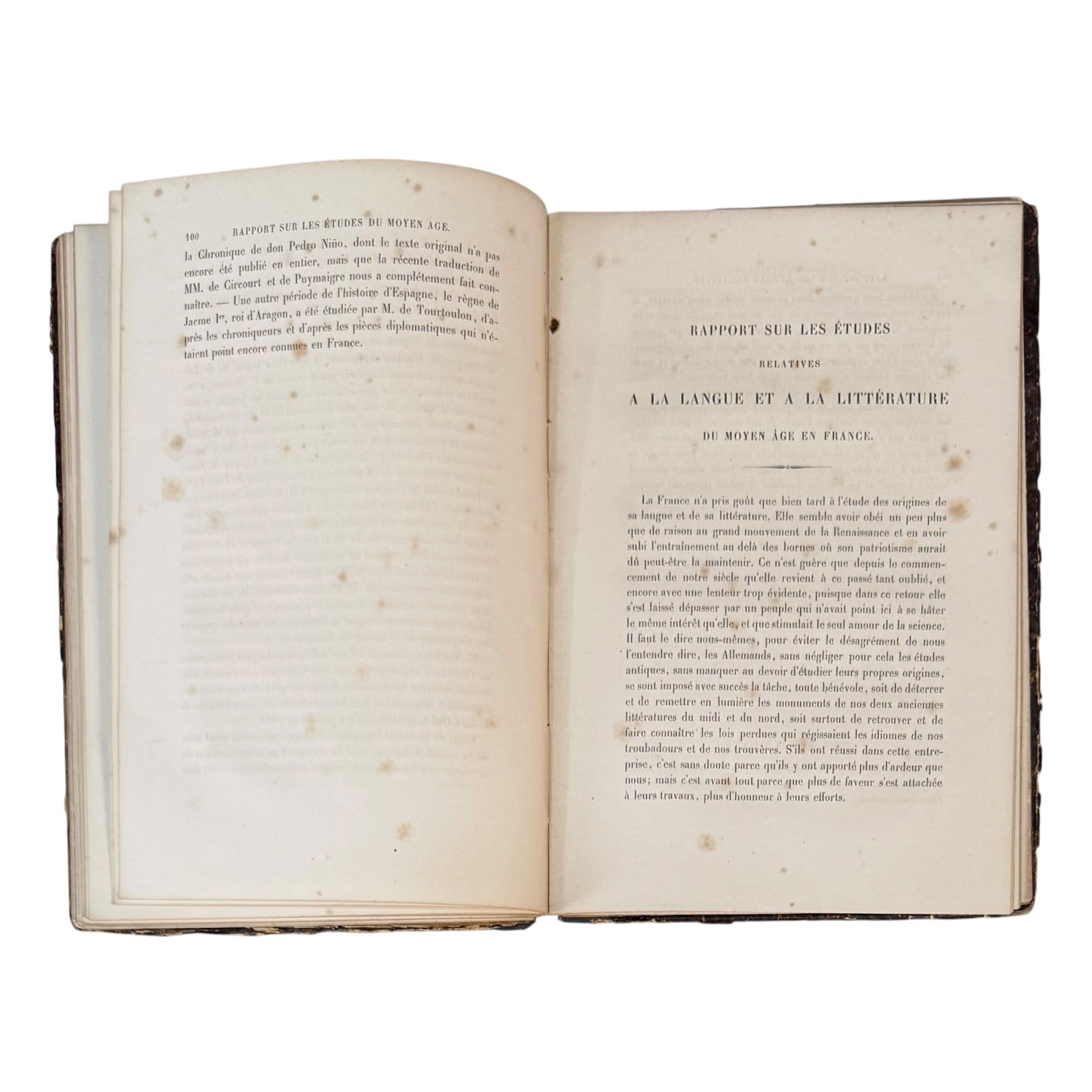 Libro Recueil de Rapports Francés de 1868