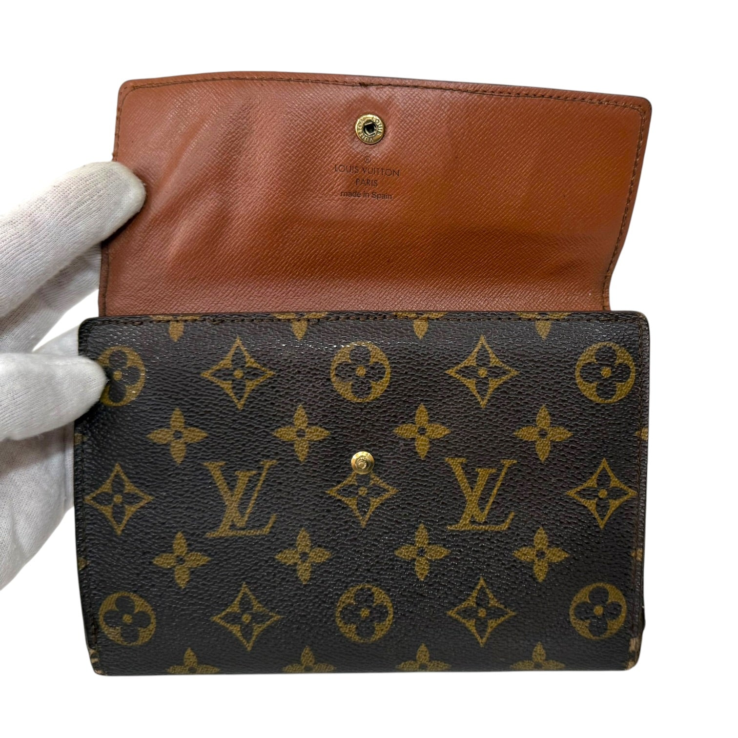 Cartera Louis Vuitton original de piel vintage