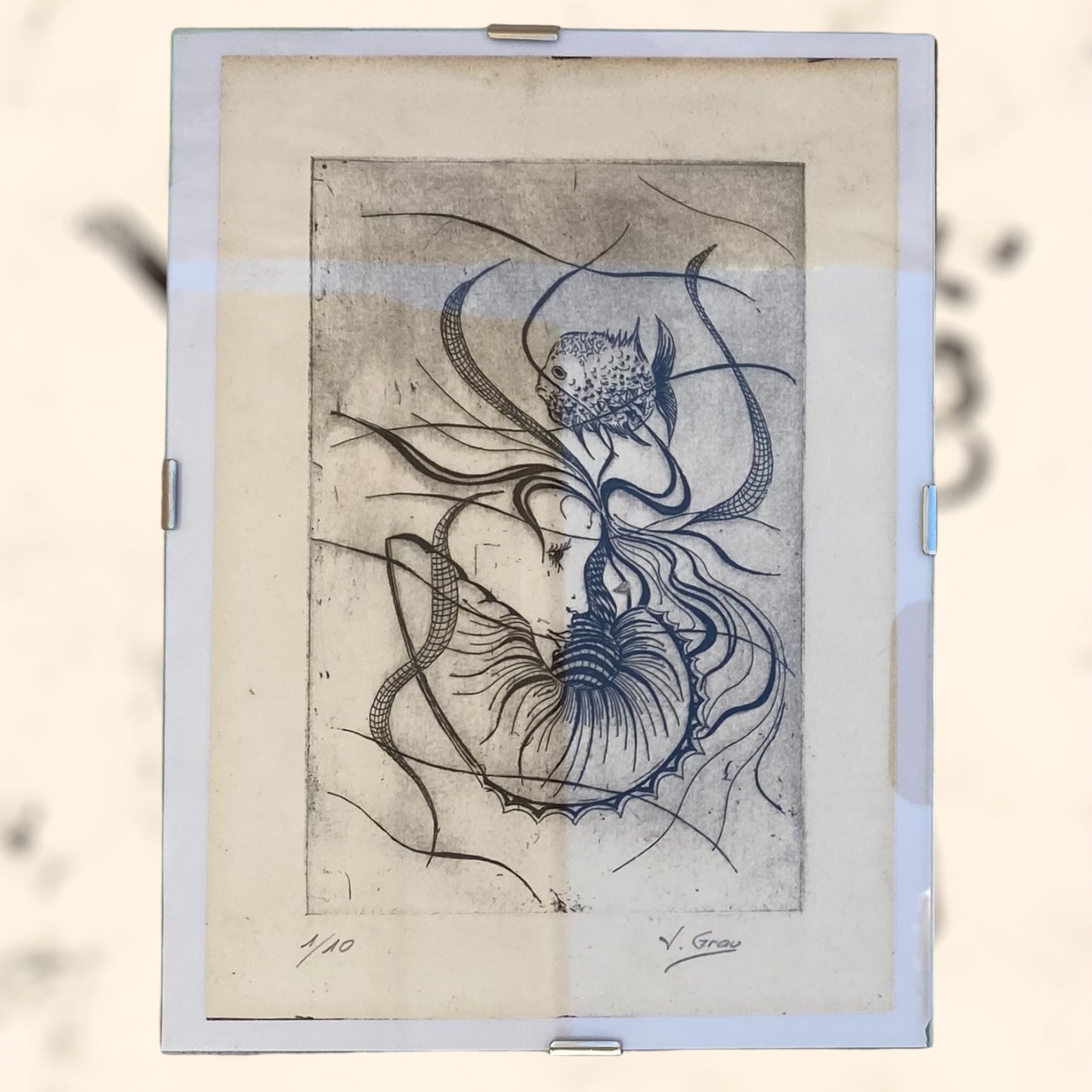 Grabado 1/10 de Joan Grau i Mas