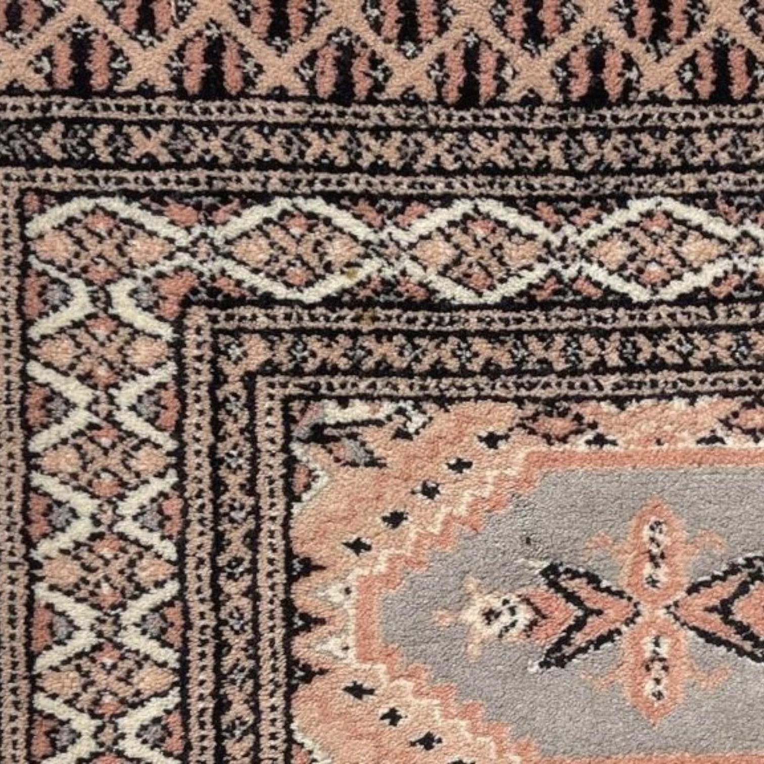 Pareja de alfombras estilo Pakistaní de pura lana virgen Sualsa