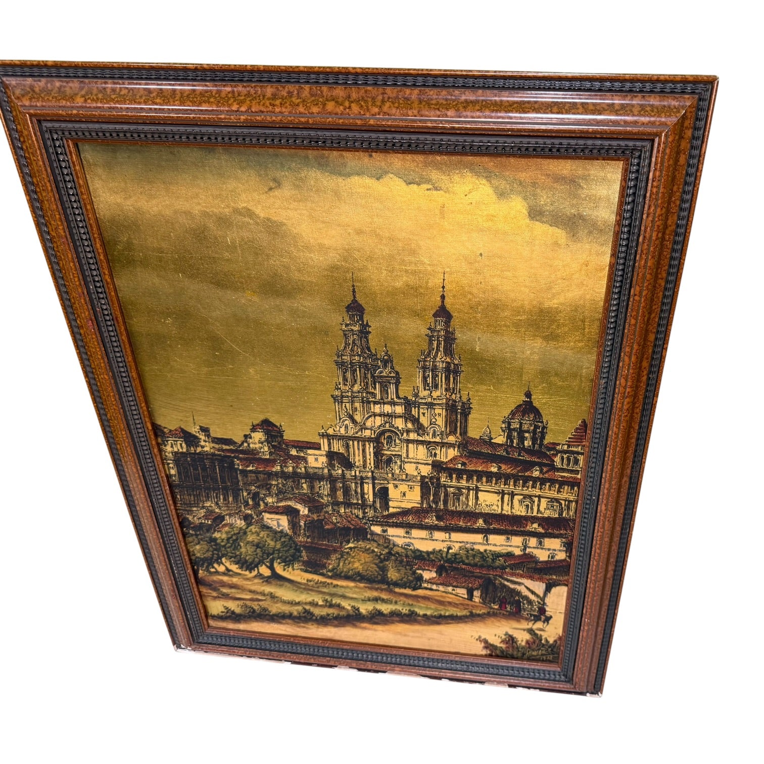 Óleo sobre tablero de la Catedral De Santiago de Ximenez