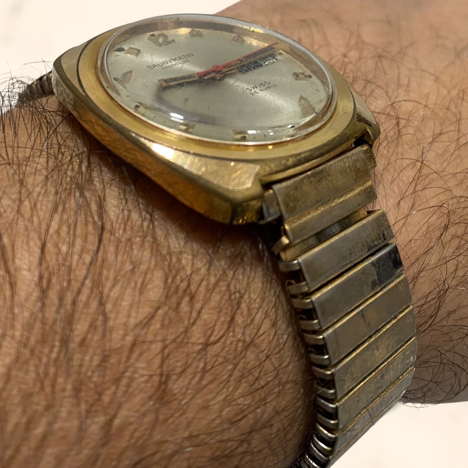 Reloj Caunymatic Suizo vintage