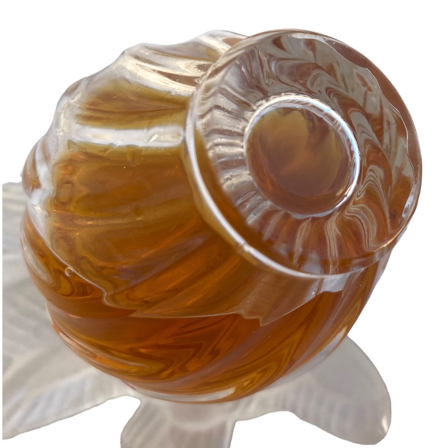 Frasco de perfume L’ Air Temp de Nina Ricci diseñado por Marc Lalique de 1948
