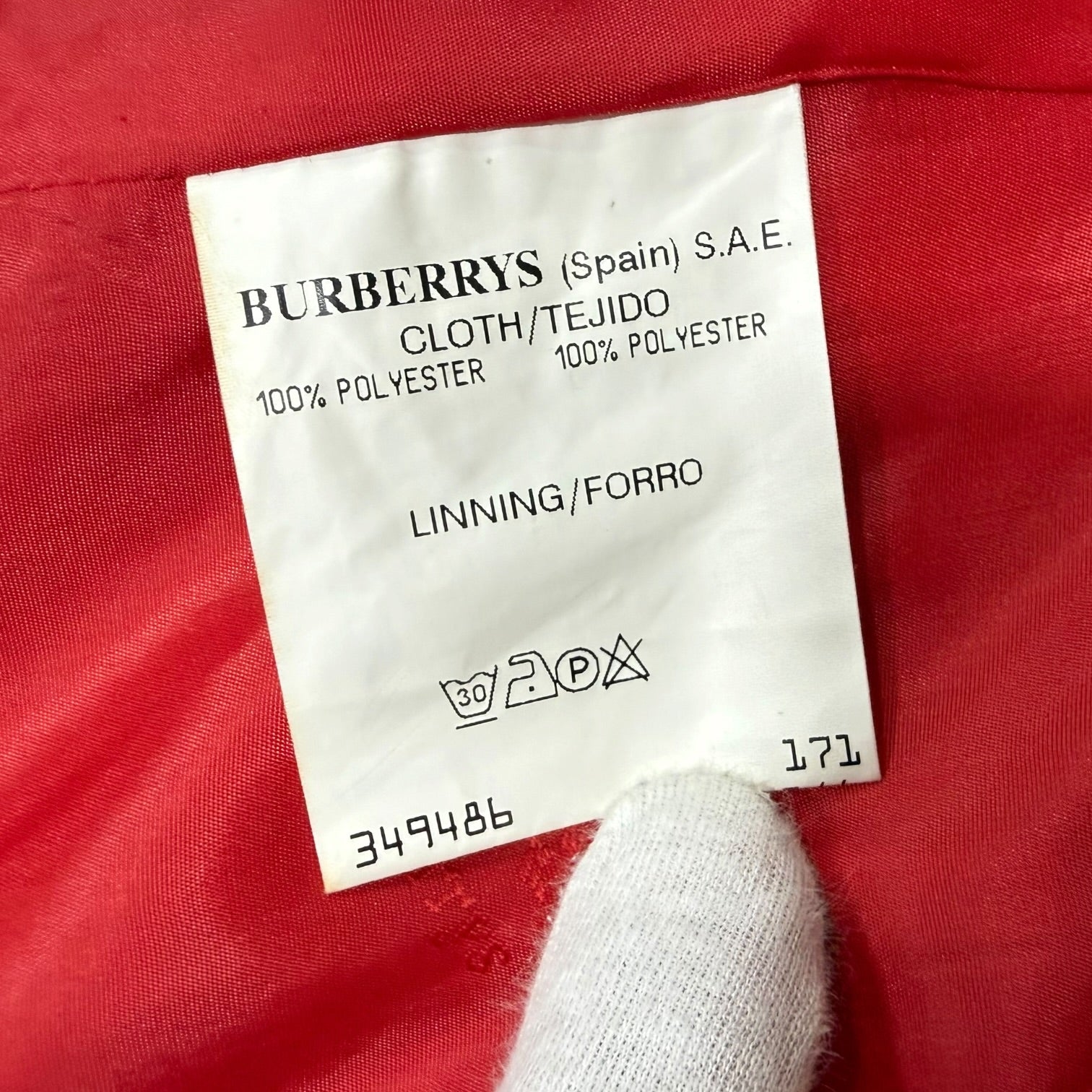 Blazer Burberrys vintage