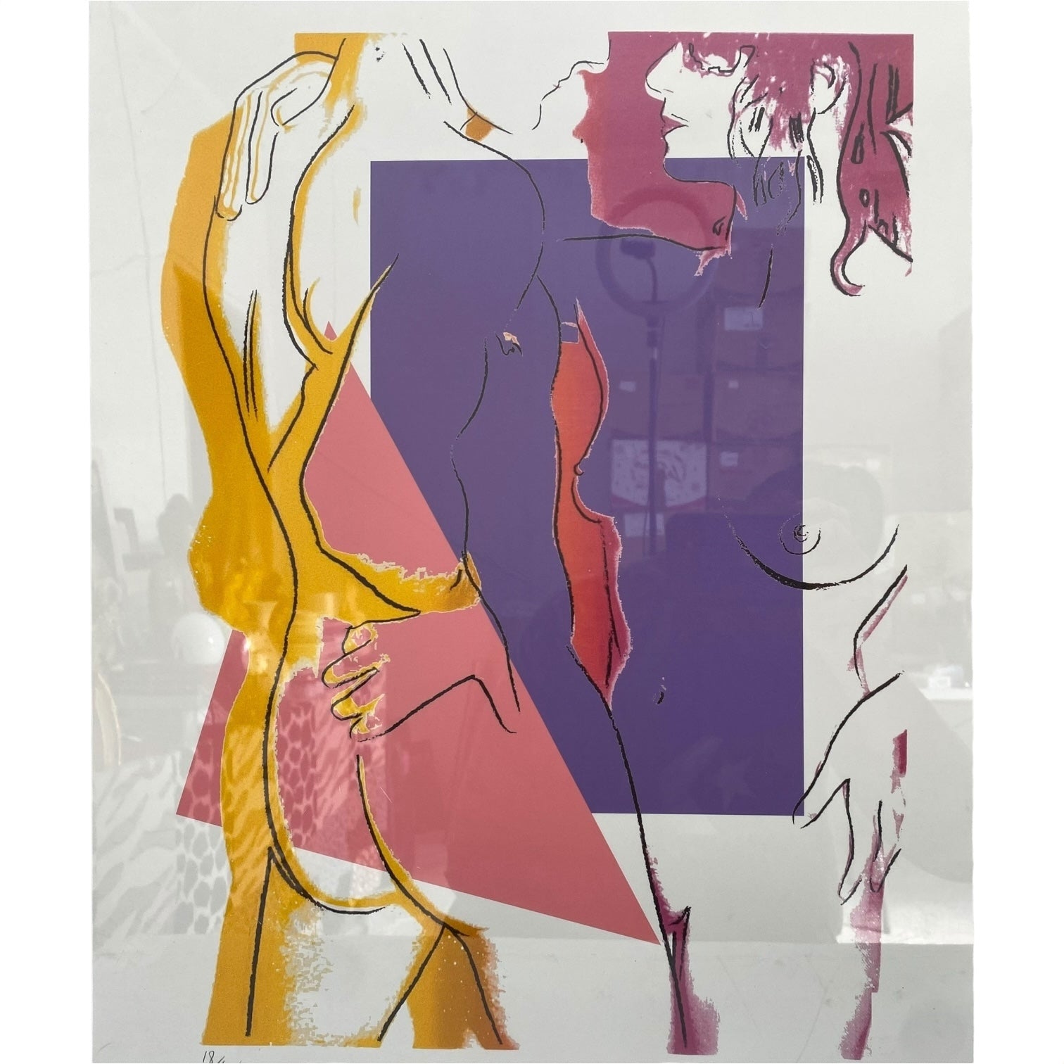 Litografía Love de Andy Warholl con certificado de autenticidad